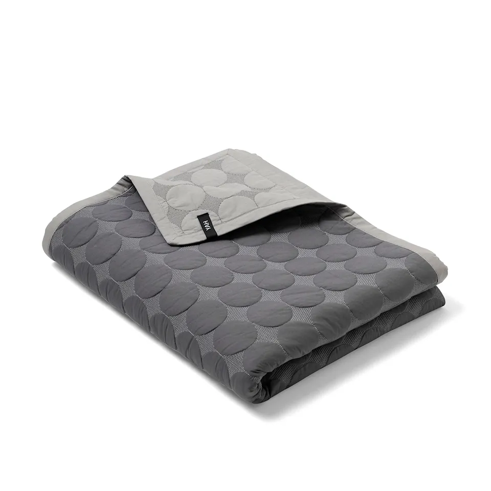 Mega Dot bedsprei Dark Grey