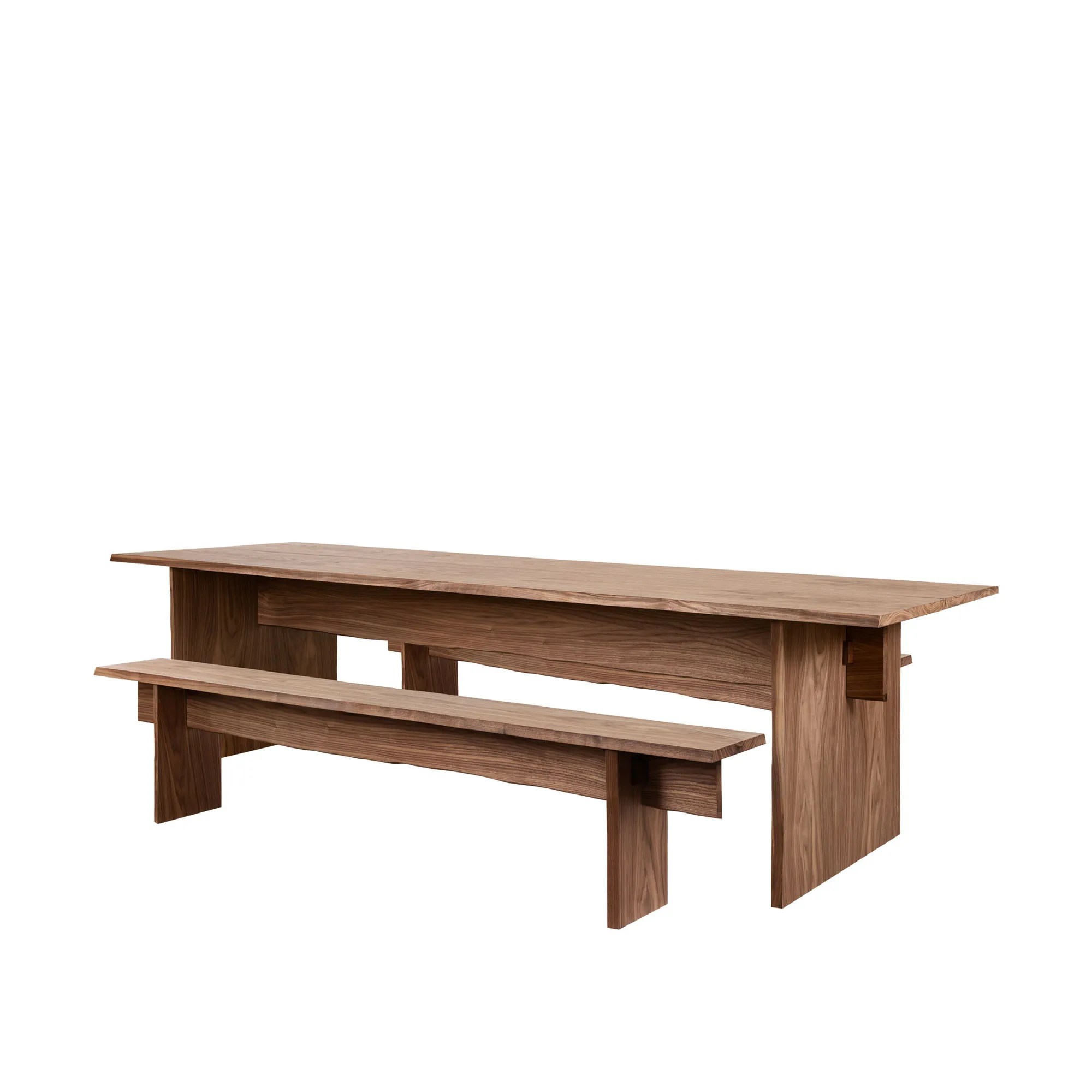 Bookmatch Table 220 cm + Benches - 1