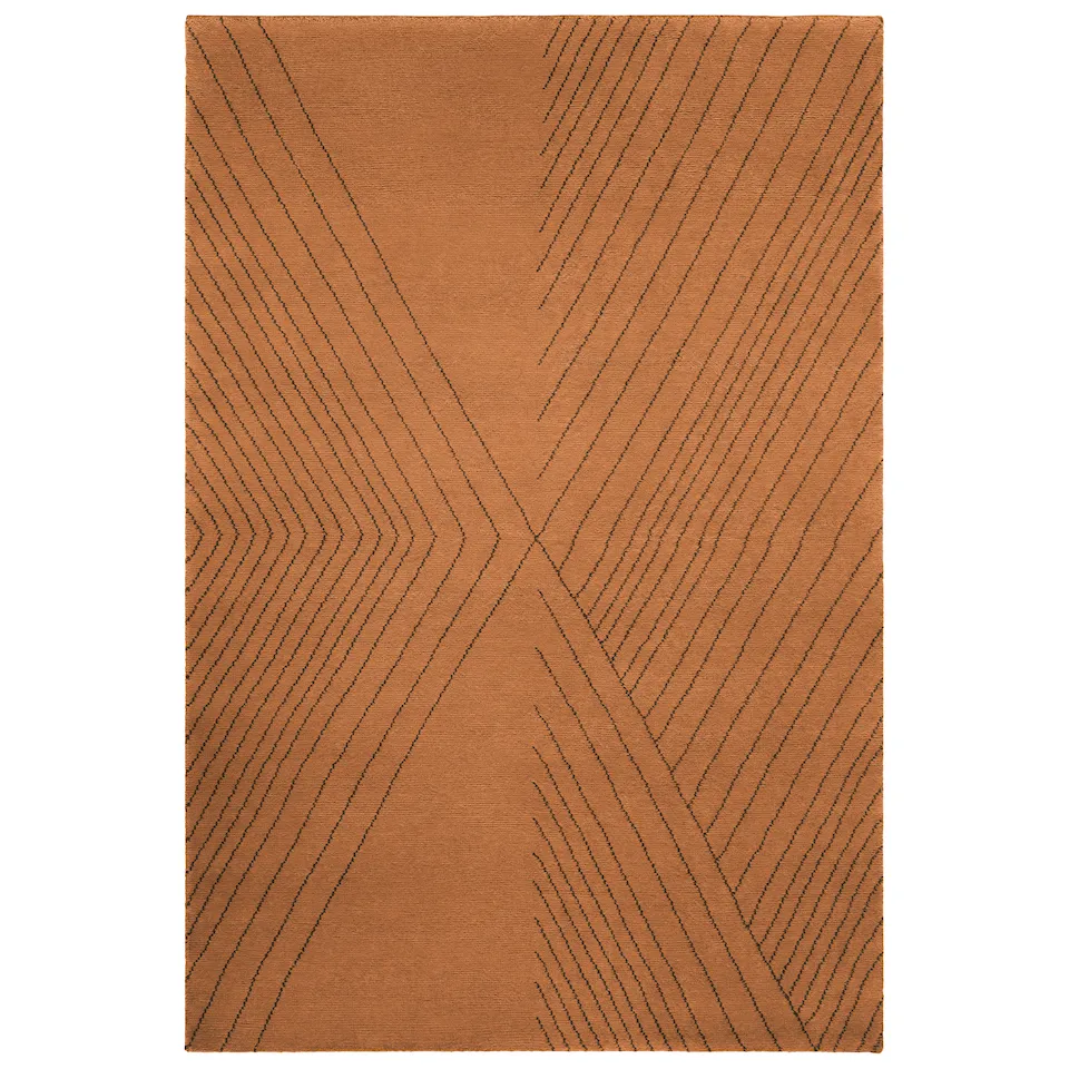 Indore Terracotta Wool Rug