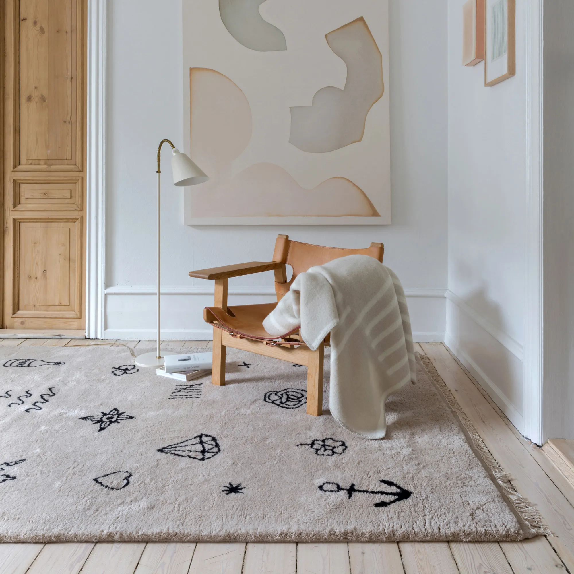 Nomad Sand Rya Rug - 2