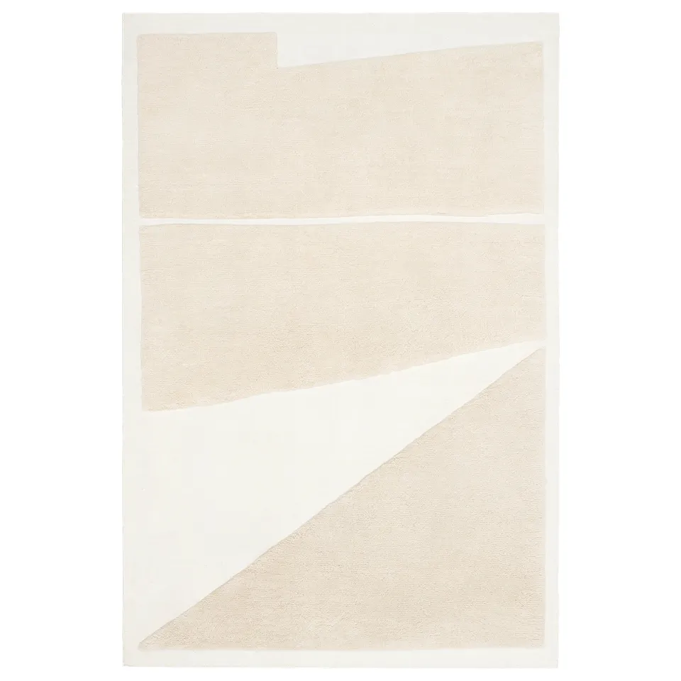 Untitled 2 Cream/Almond Wool Rug
