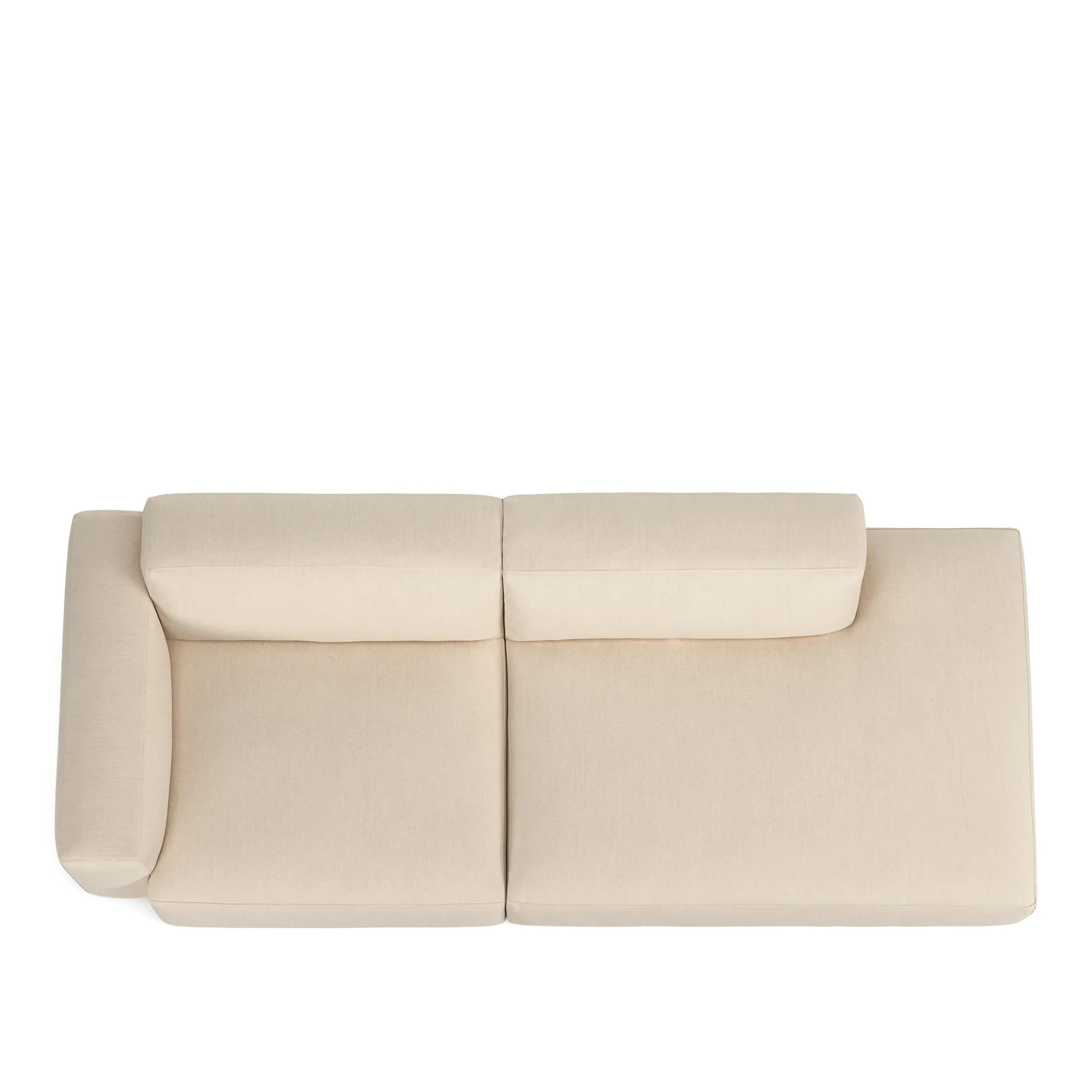 Brick 2-Seater Open End Right - 8