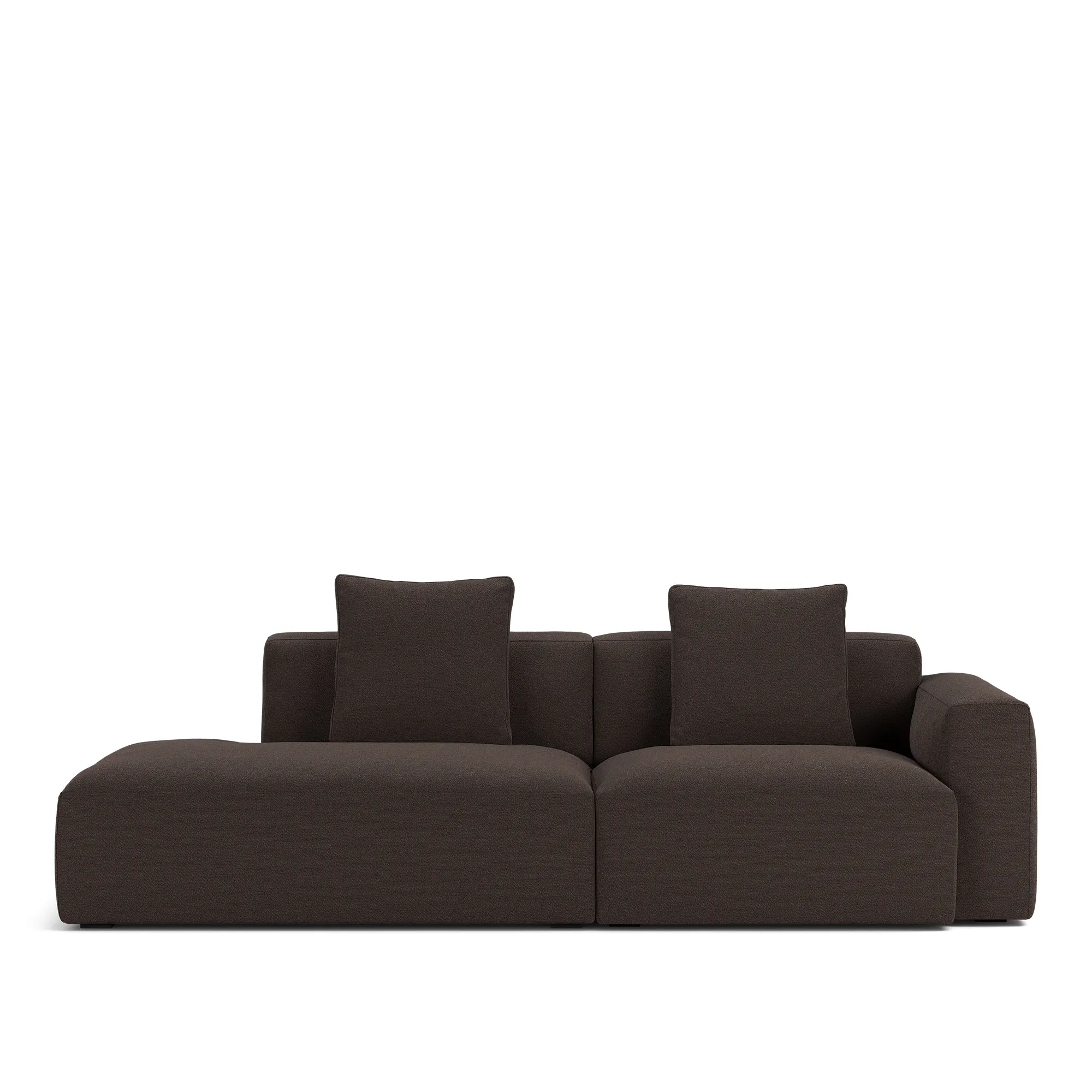 Brick 2-Seater Open End Left - 10