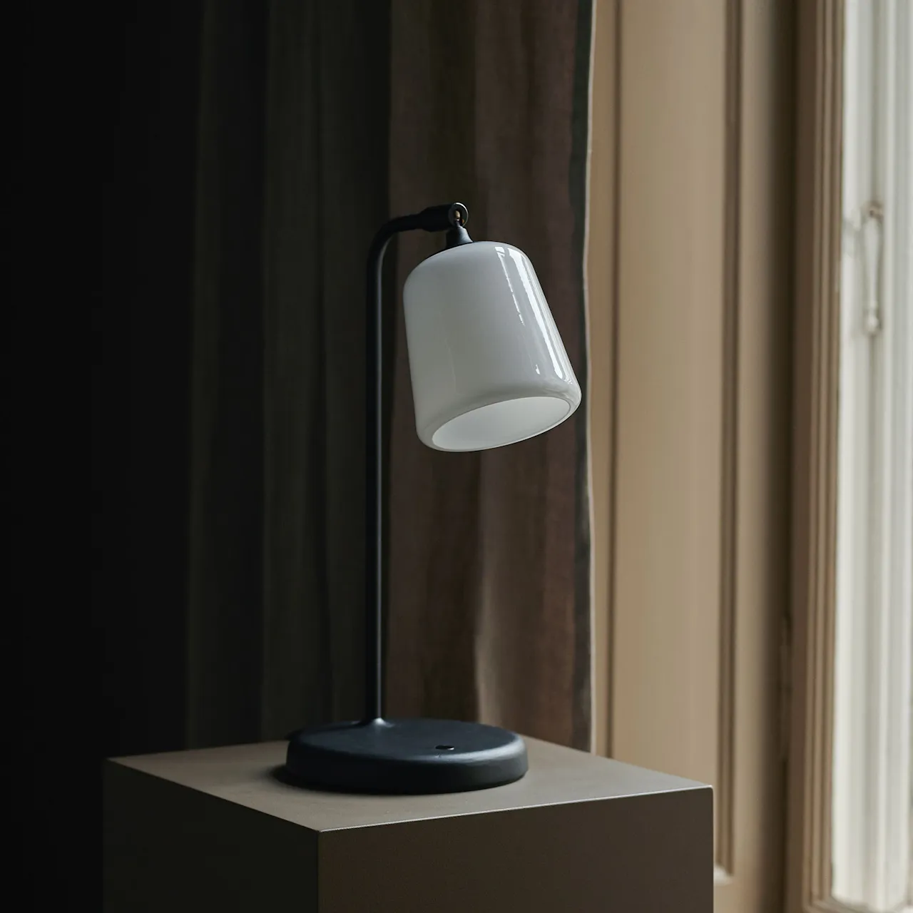 Materiale Bordlampe / Opalglas