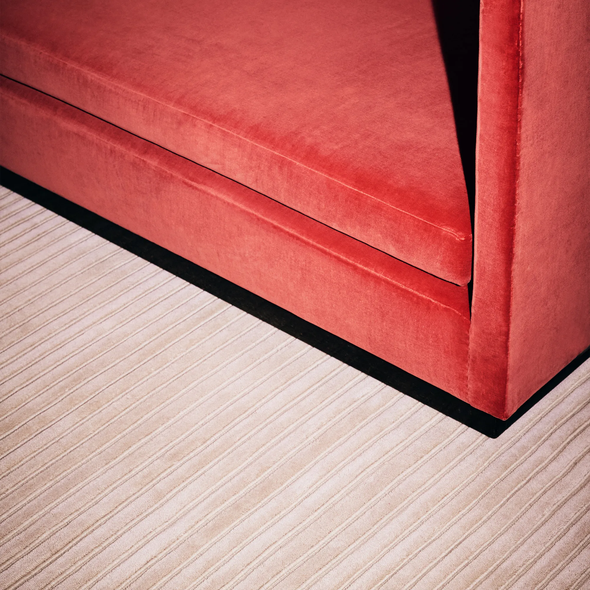 Park 02 Rose Wool Rug - 9