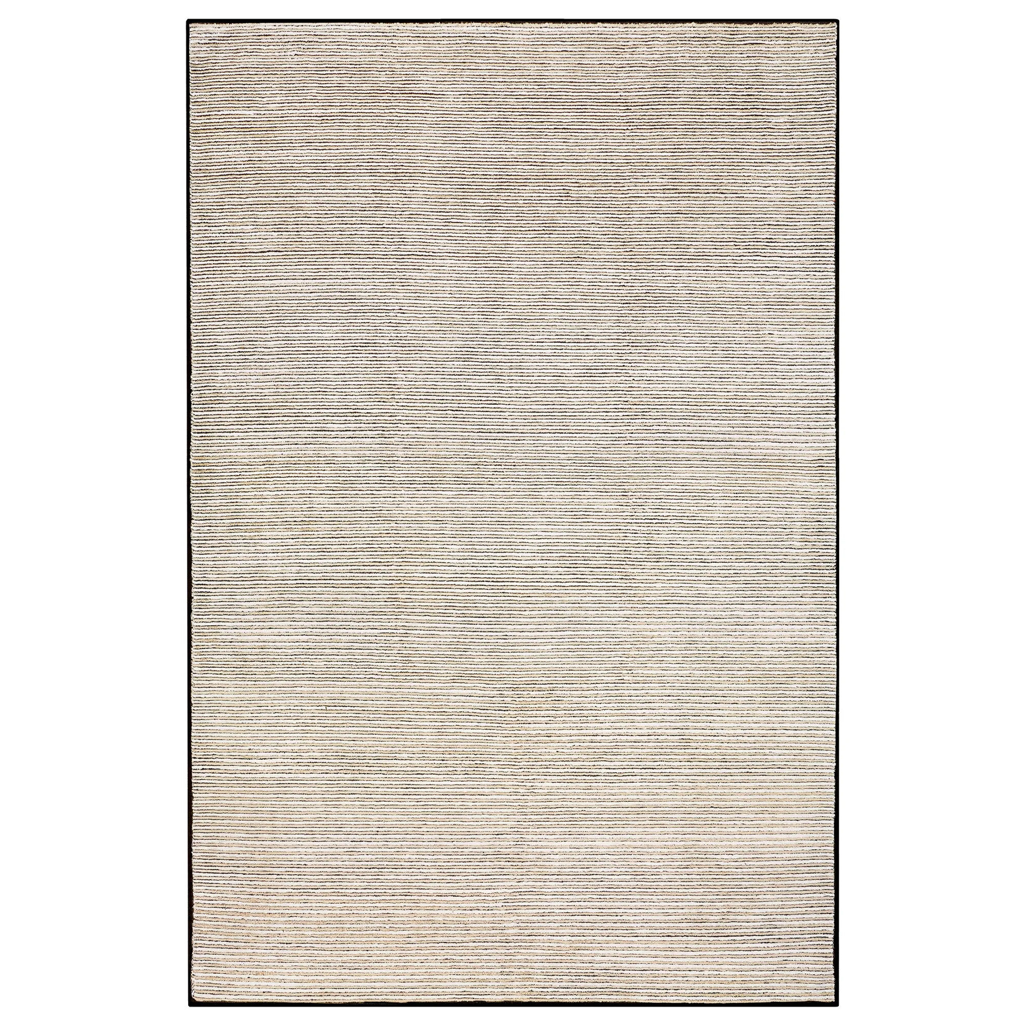 Twin 01 Natural Linen & Jute Rug - 1