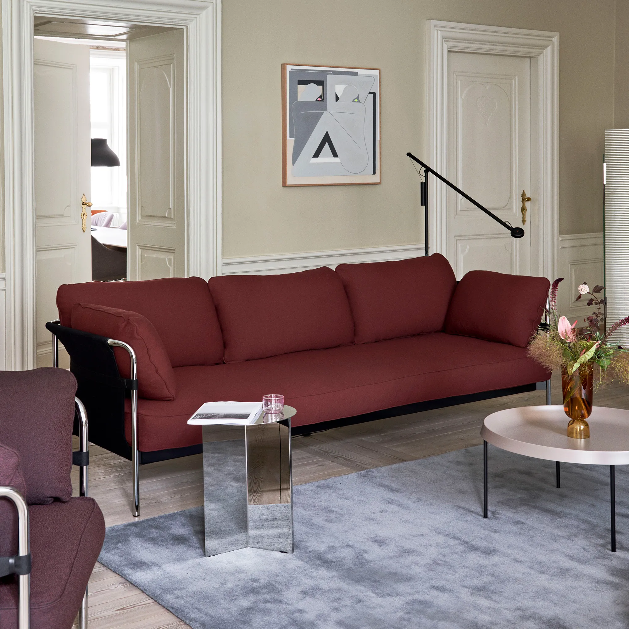 Slit Coffee Table Round High - 13