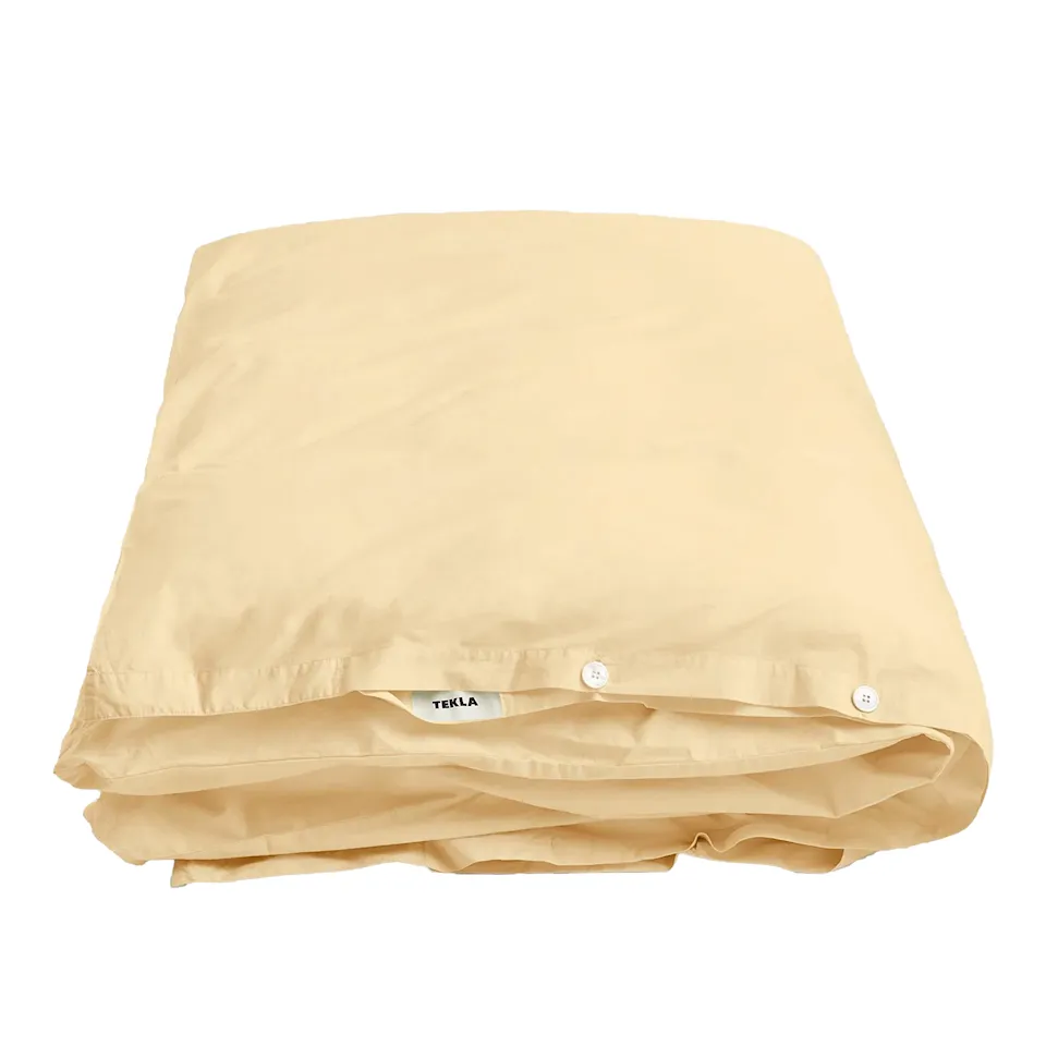 Percale Solid Shaded Yellow Duvet Cover