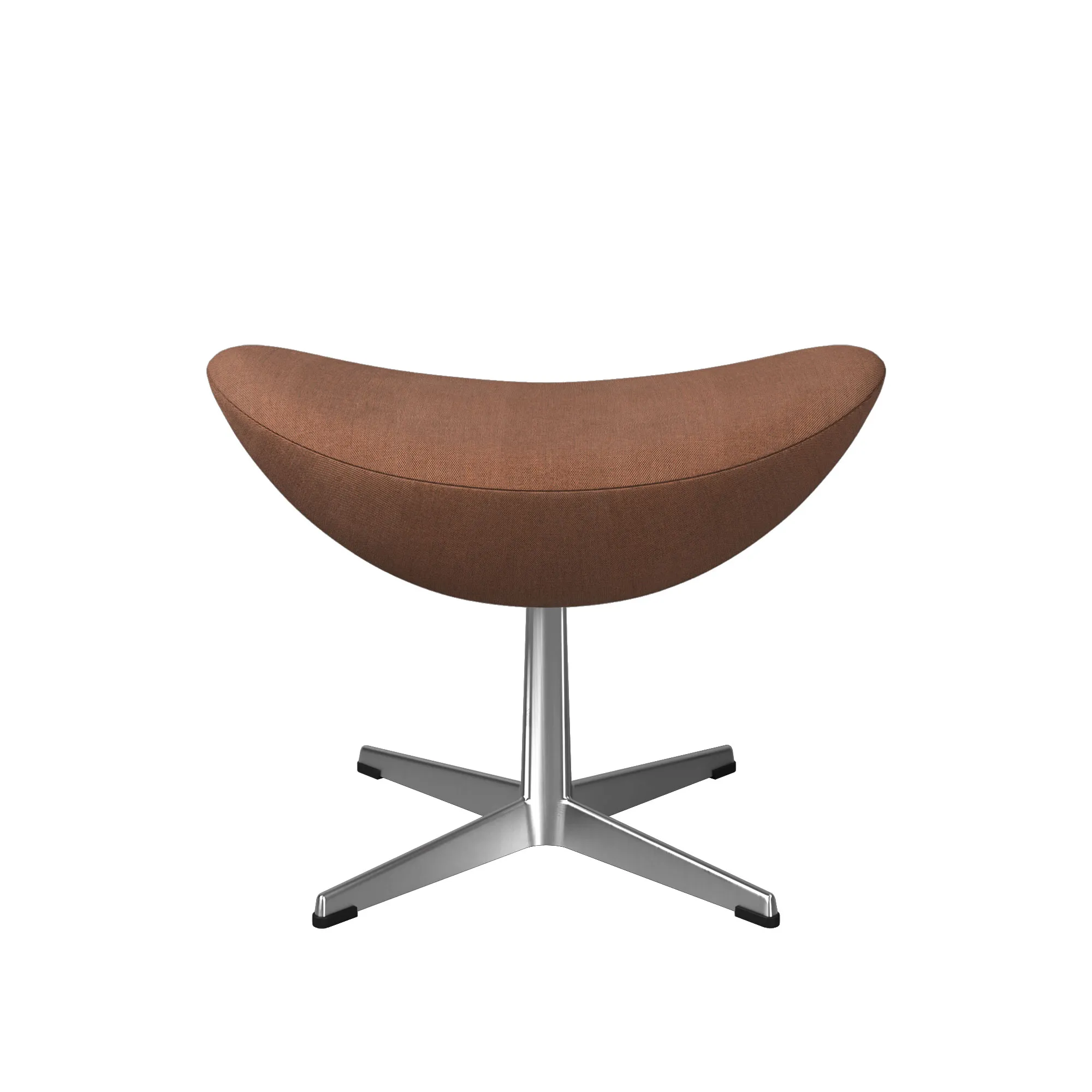 3127 Egg Footstool Satin Polished - 1