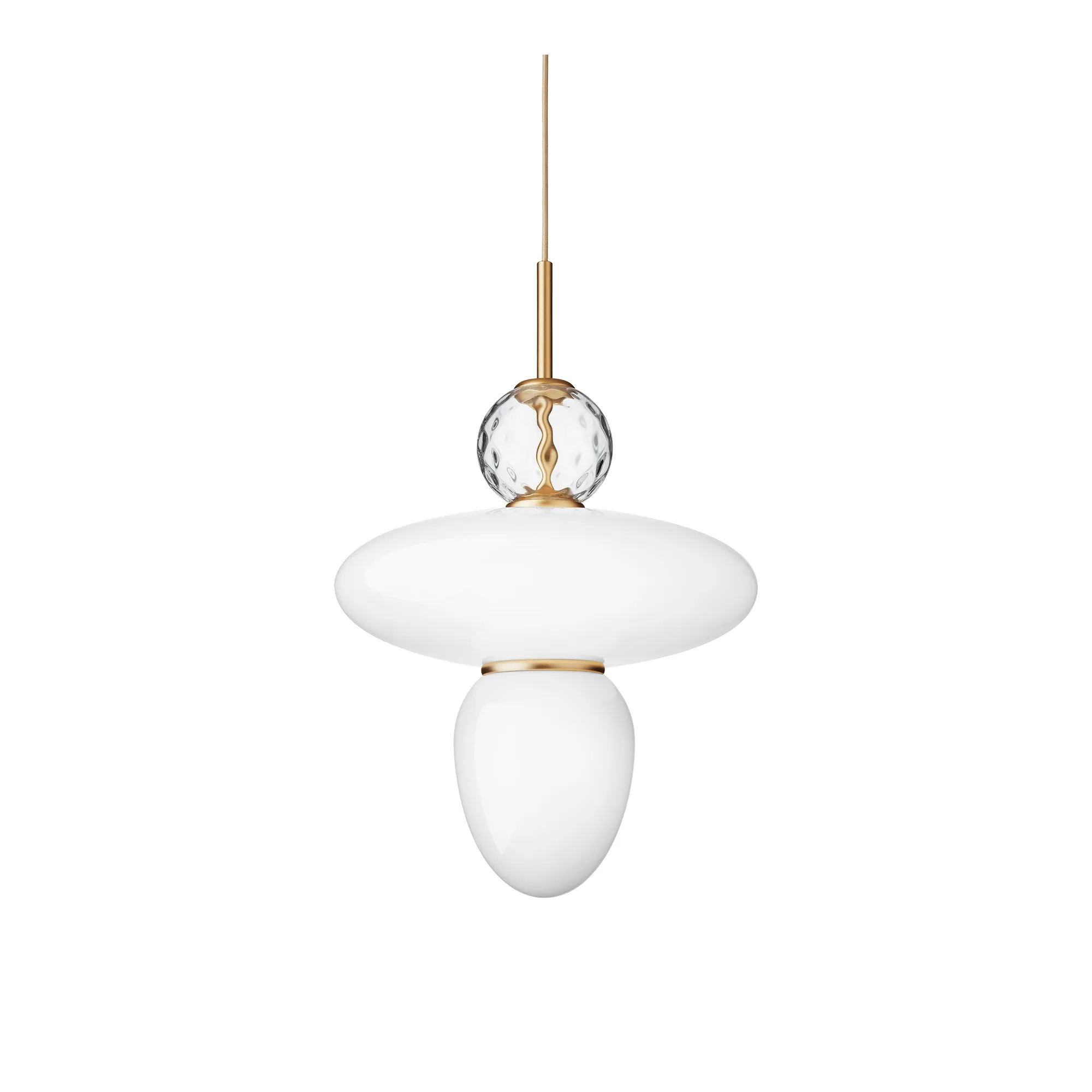 Rizzatto 43 Satin Brass/Opal White - 1