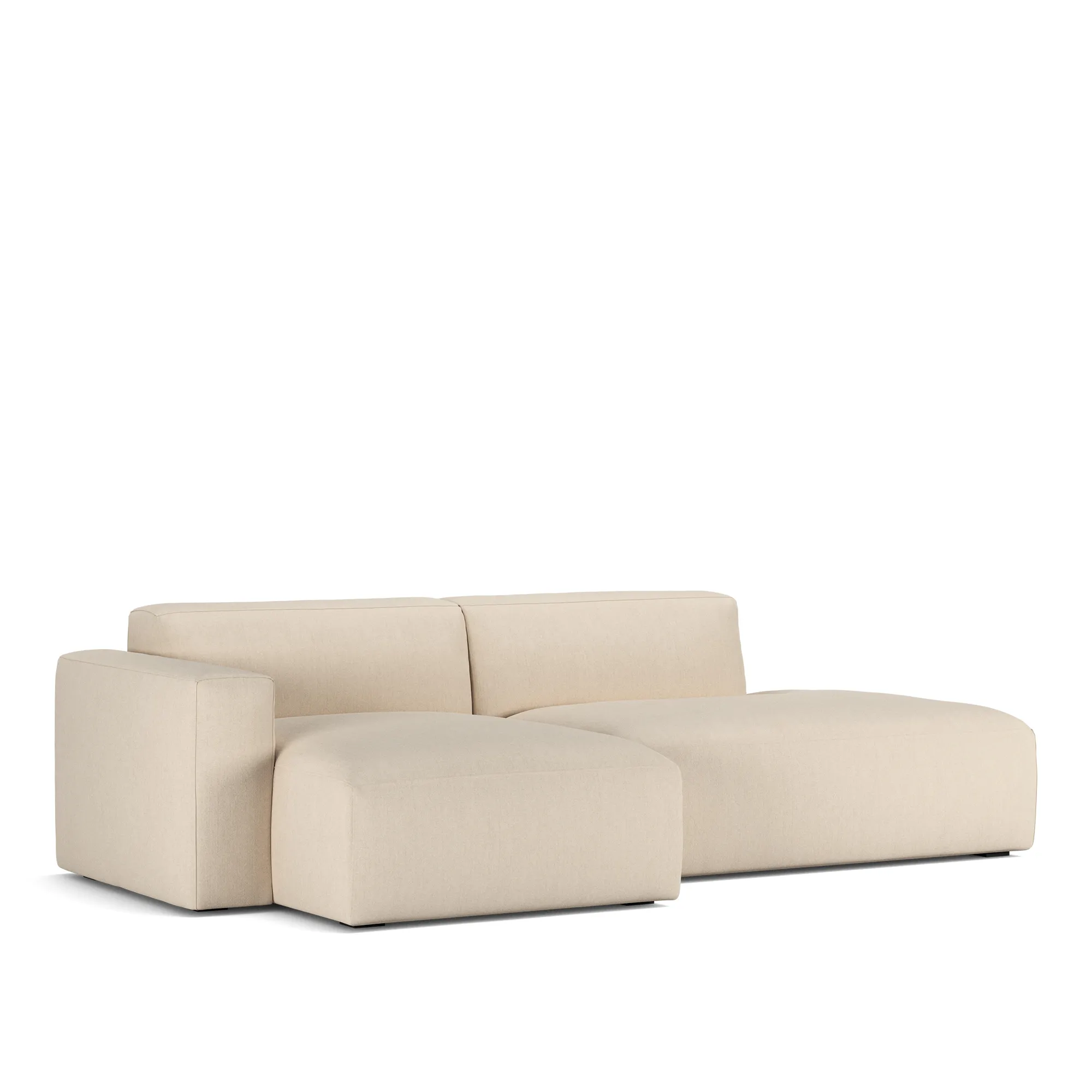 Brick 2-Seater Chaise Lounge Open End Right - 4