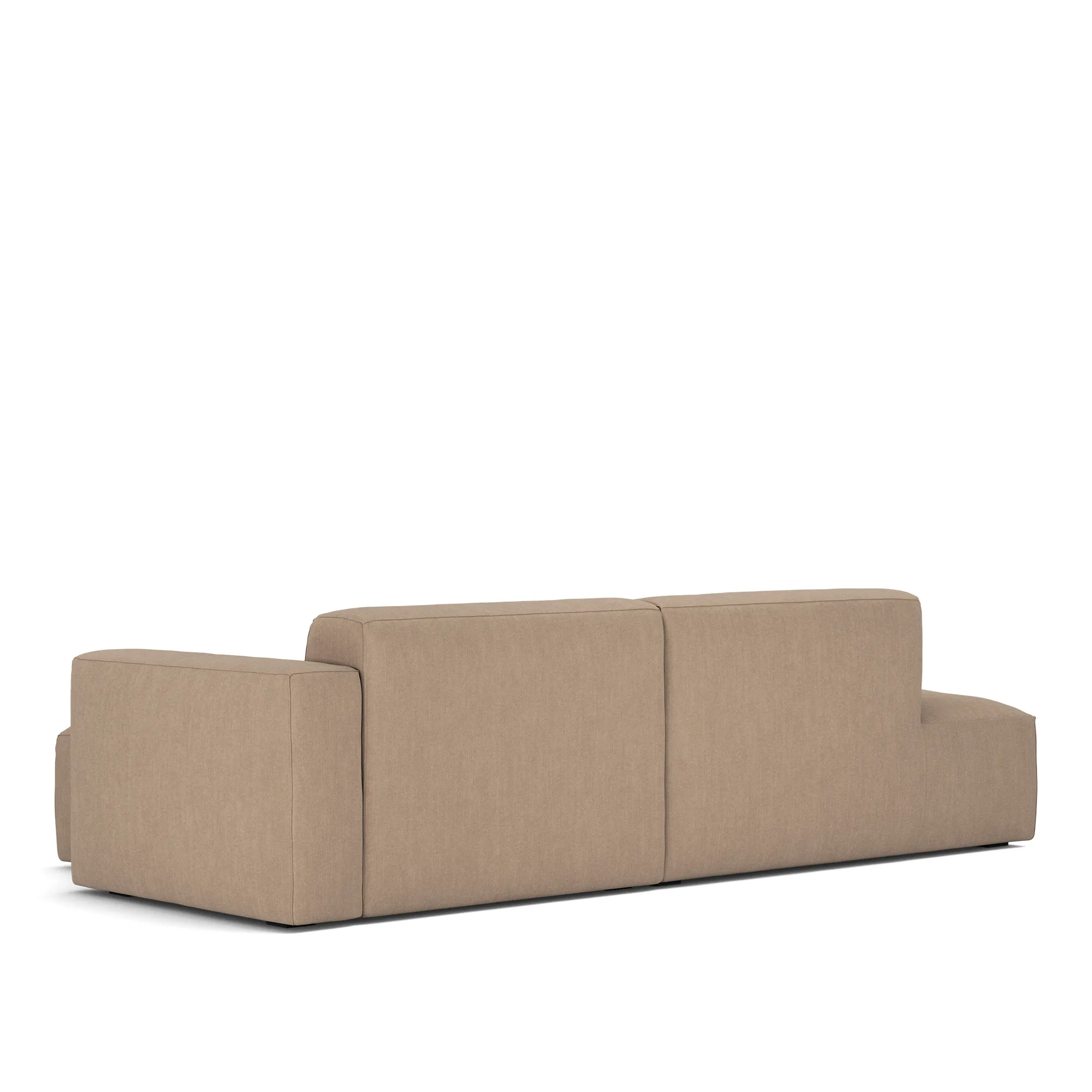 Brick 2-Seater Chaise Lounge Open End Left - 7