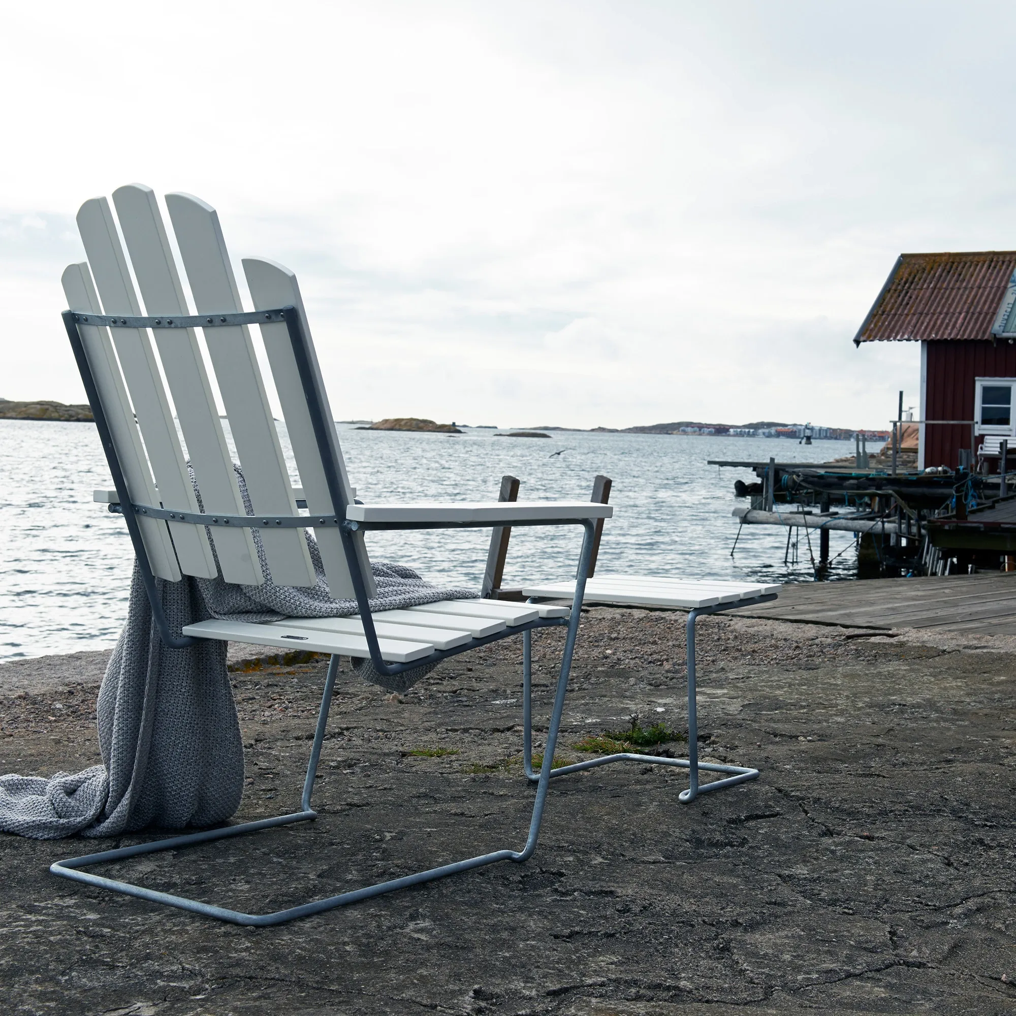 Classic series lounge group with A3 sun lounger & A3 stool