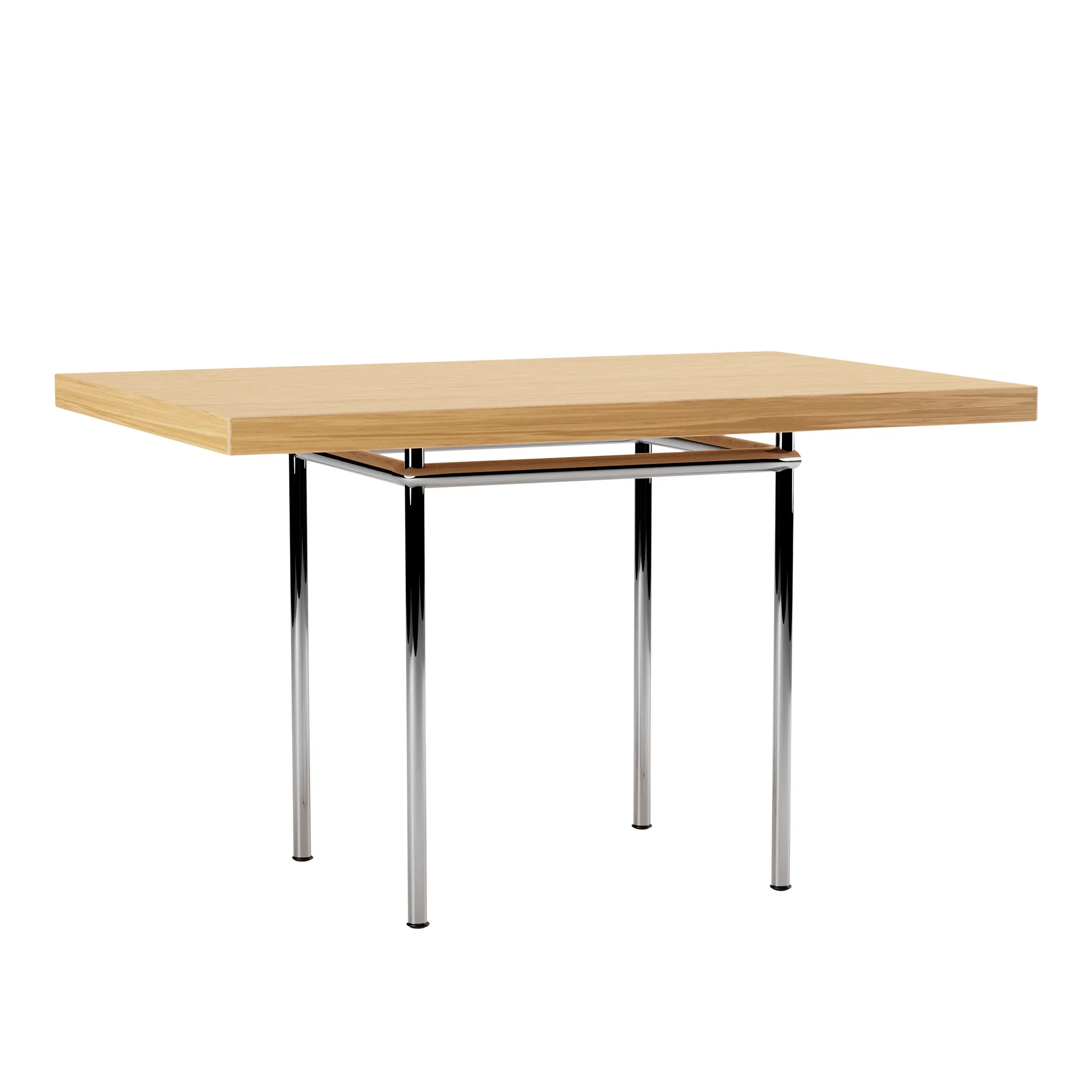 LC12 La Roche table Chrome Steel Base 120 X 80 cm - 1