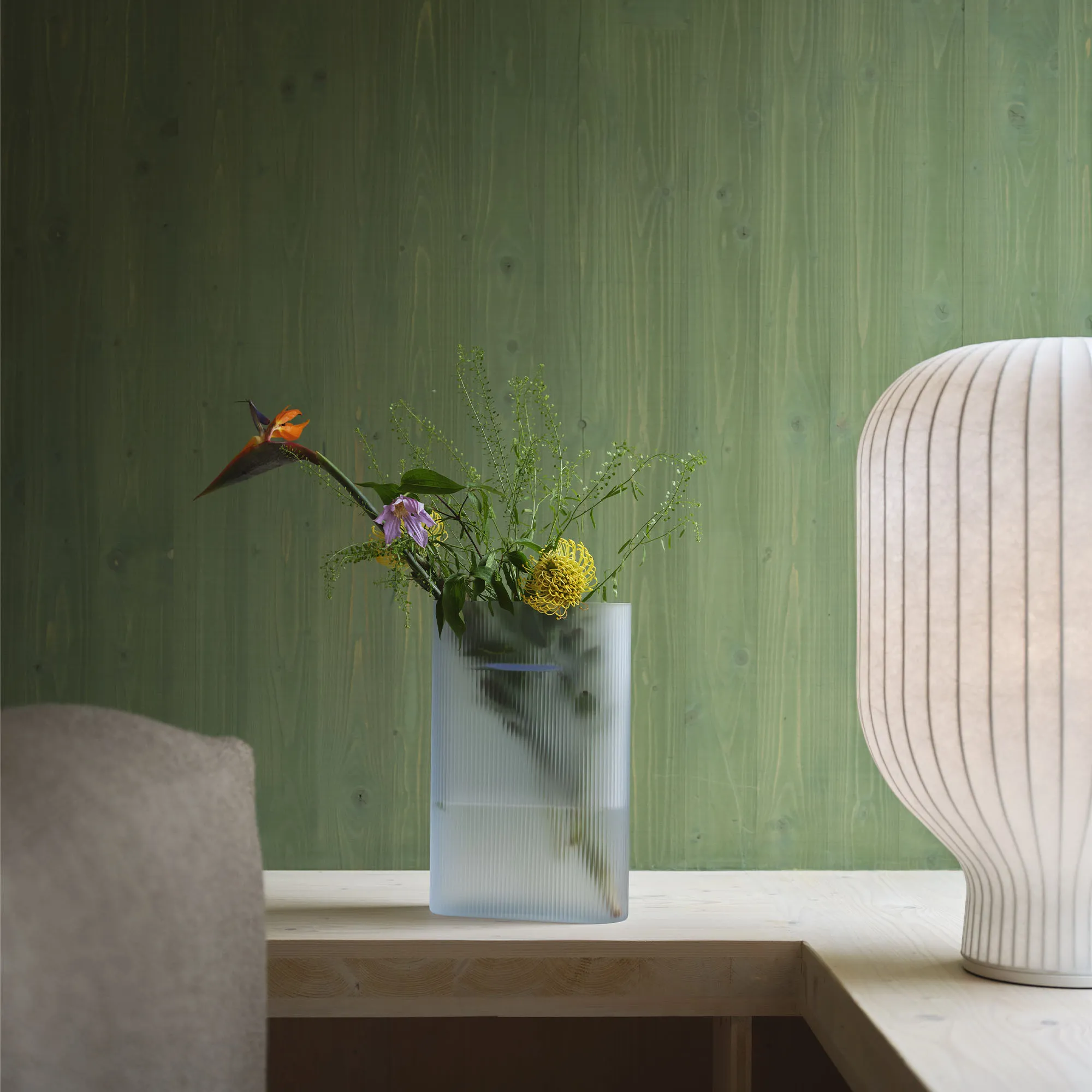 Strand bordlampe 59 cm hvid - 5