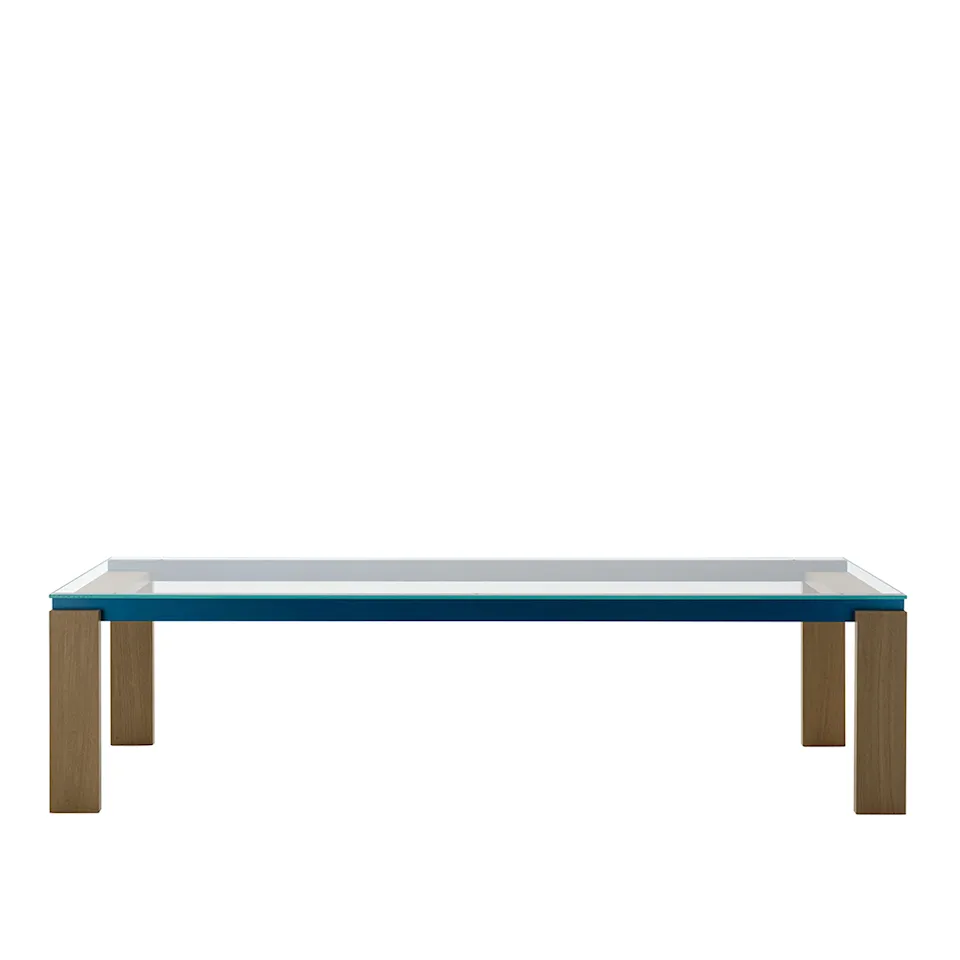 Parallel Structure Glass Table