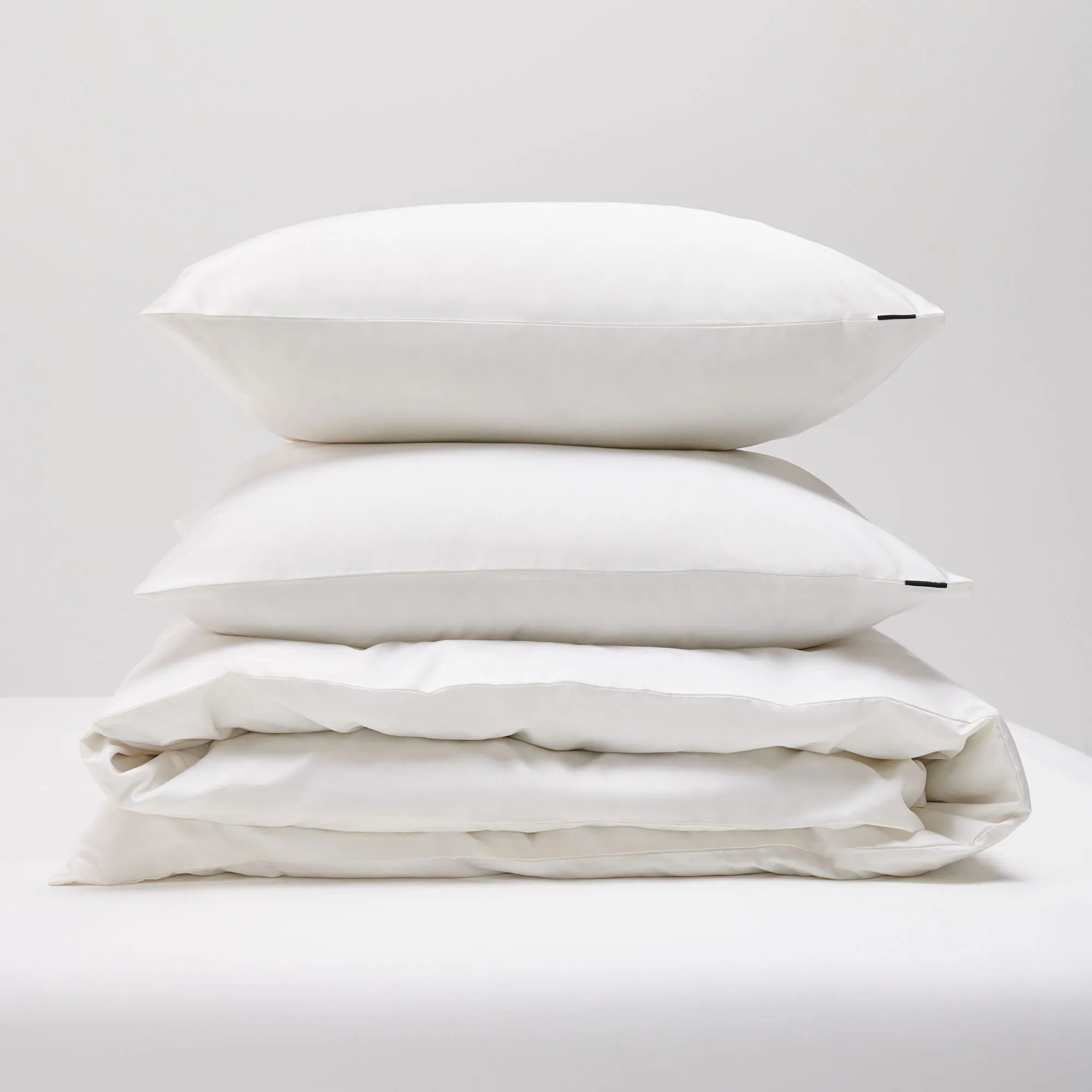 Shade duvet cover satin crisp white - 4