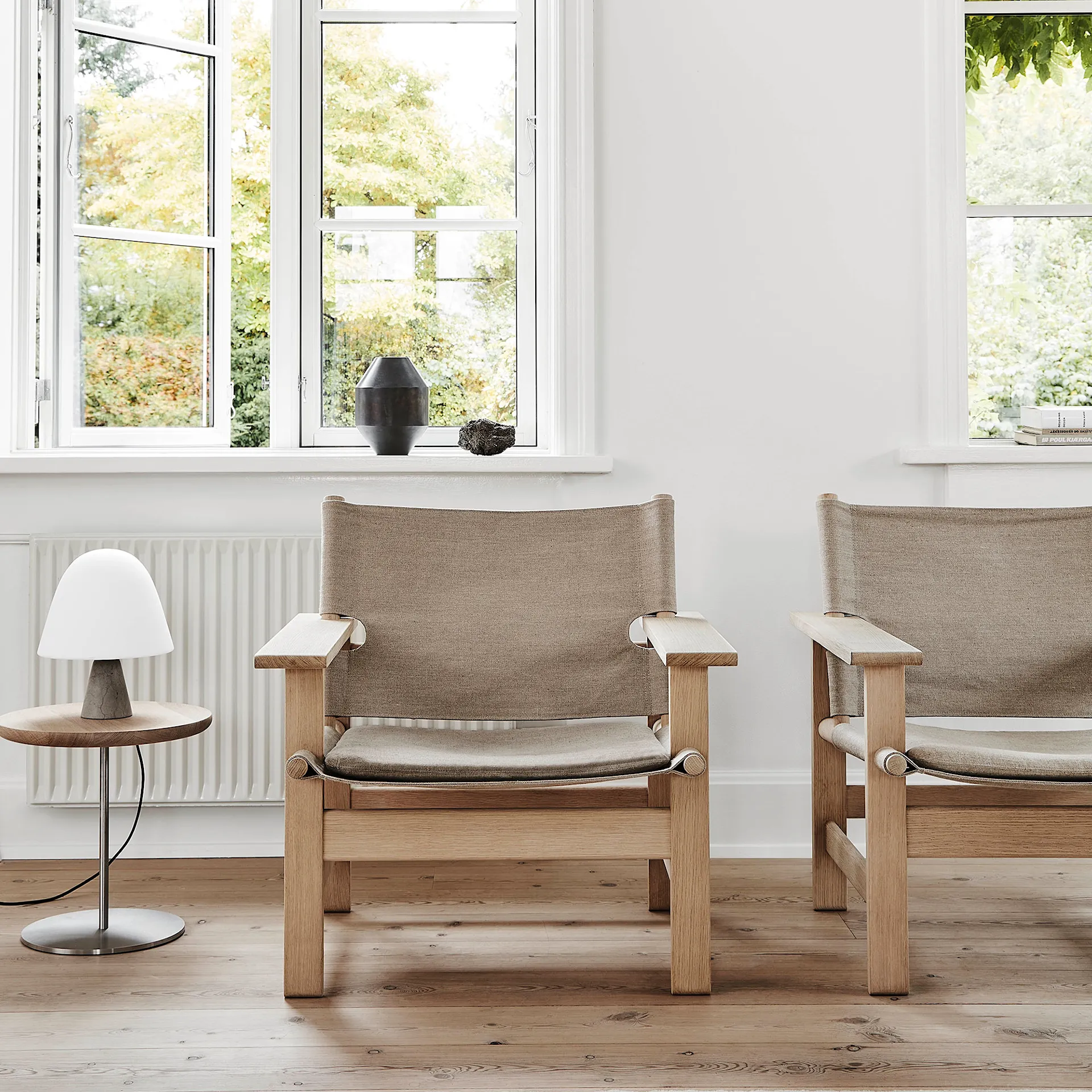 The Canvas Chair with Cushion - Fredericia Furniture - Børge Mogensen - NO GA