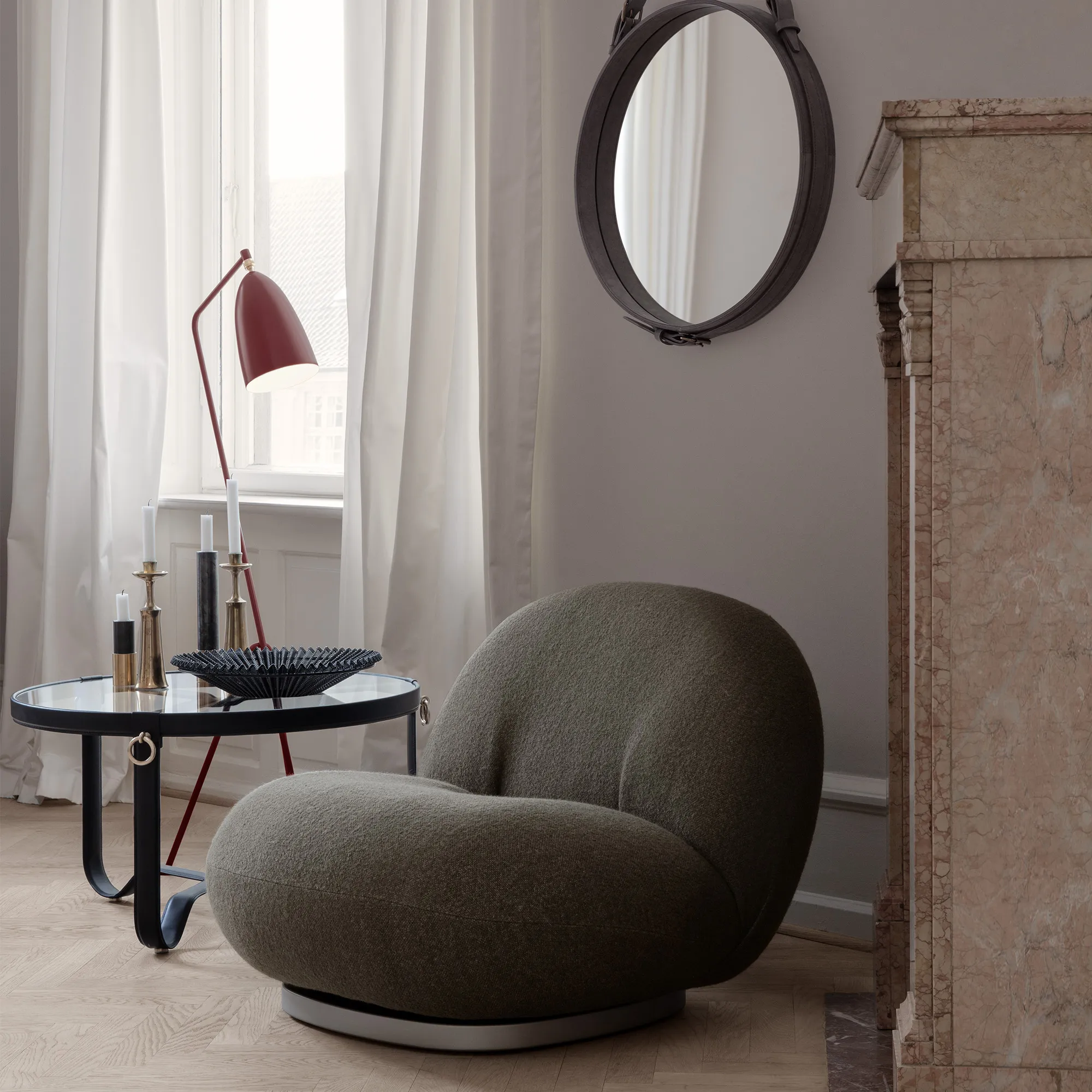 Adnet Coffee Table Ø100 cm - 3