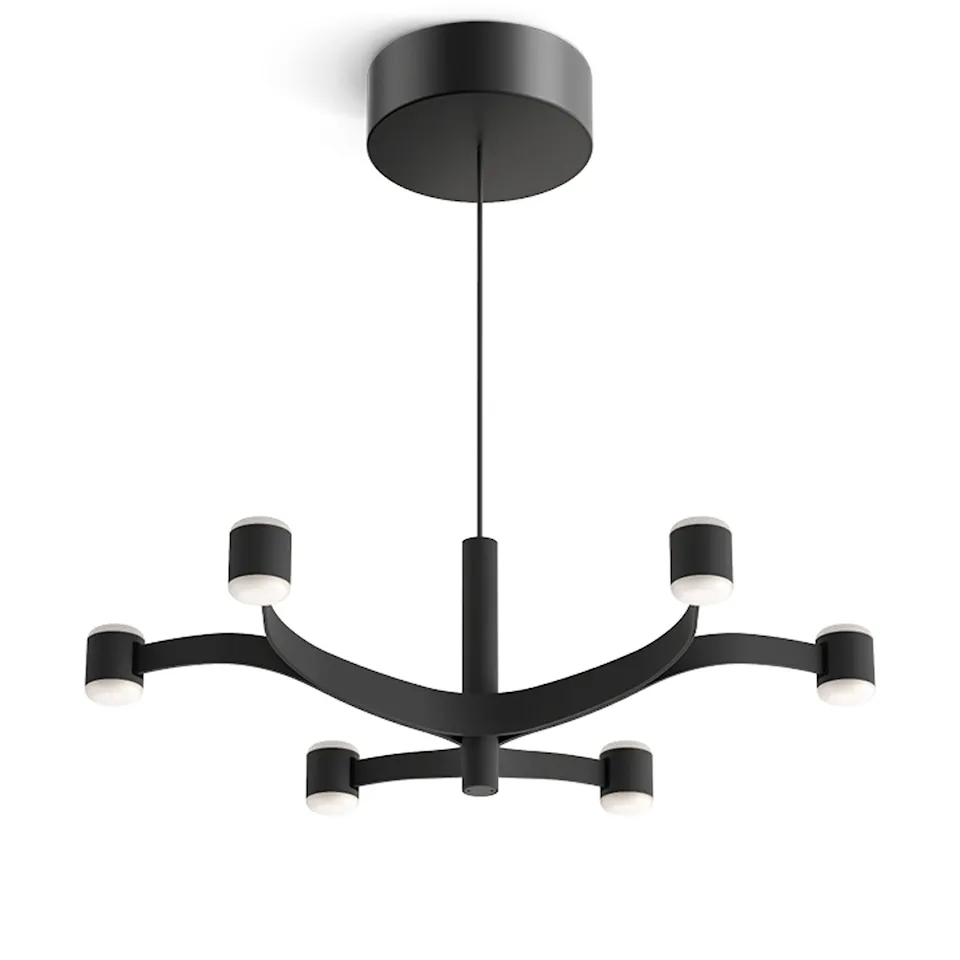 Fronda 6 Phase-Cut chandelier