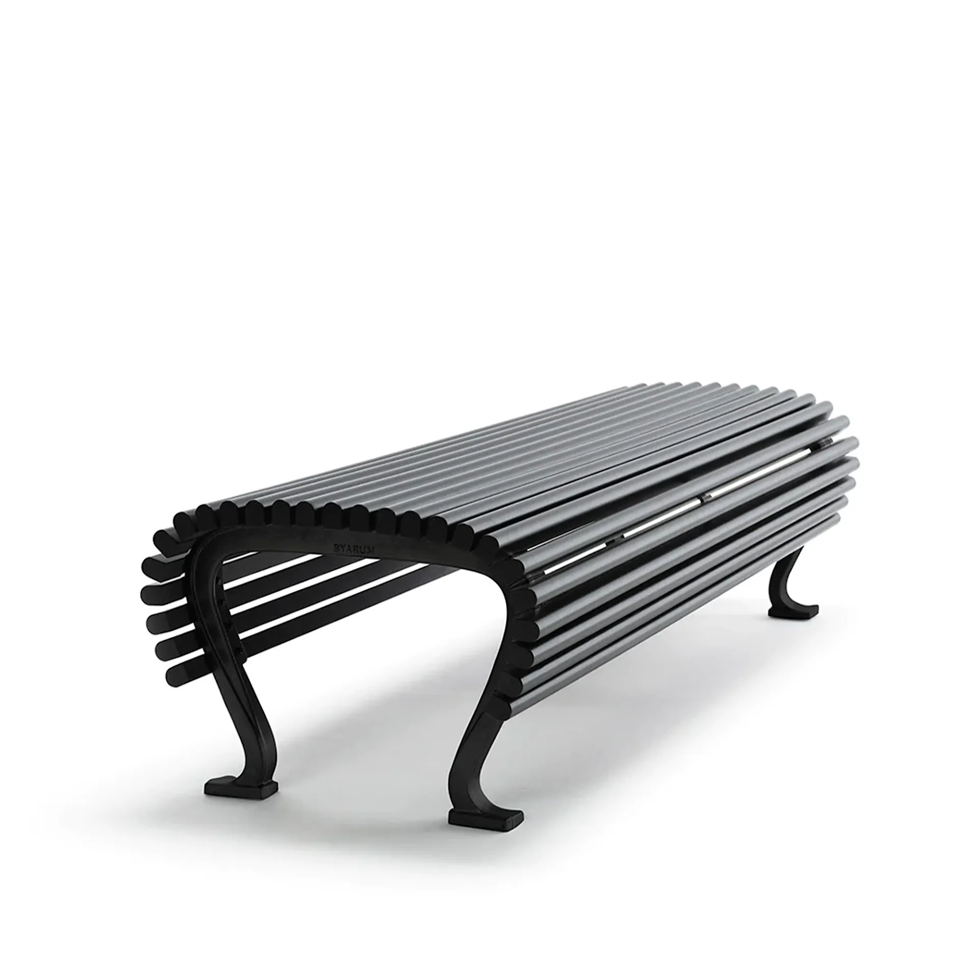 Jujol Bench Small Black Lacquered Mahogany - Byarums Bruk - NO GA