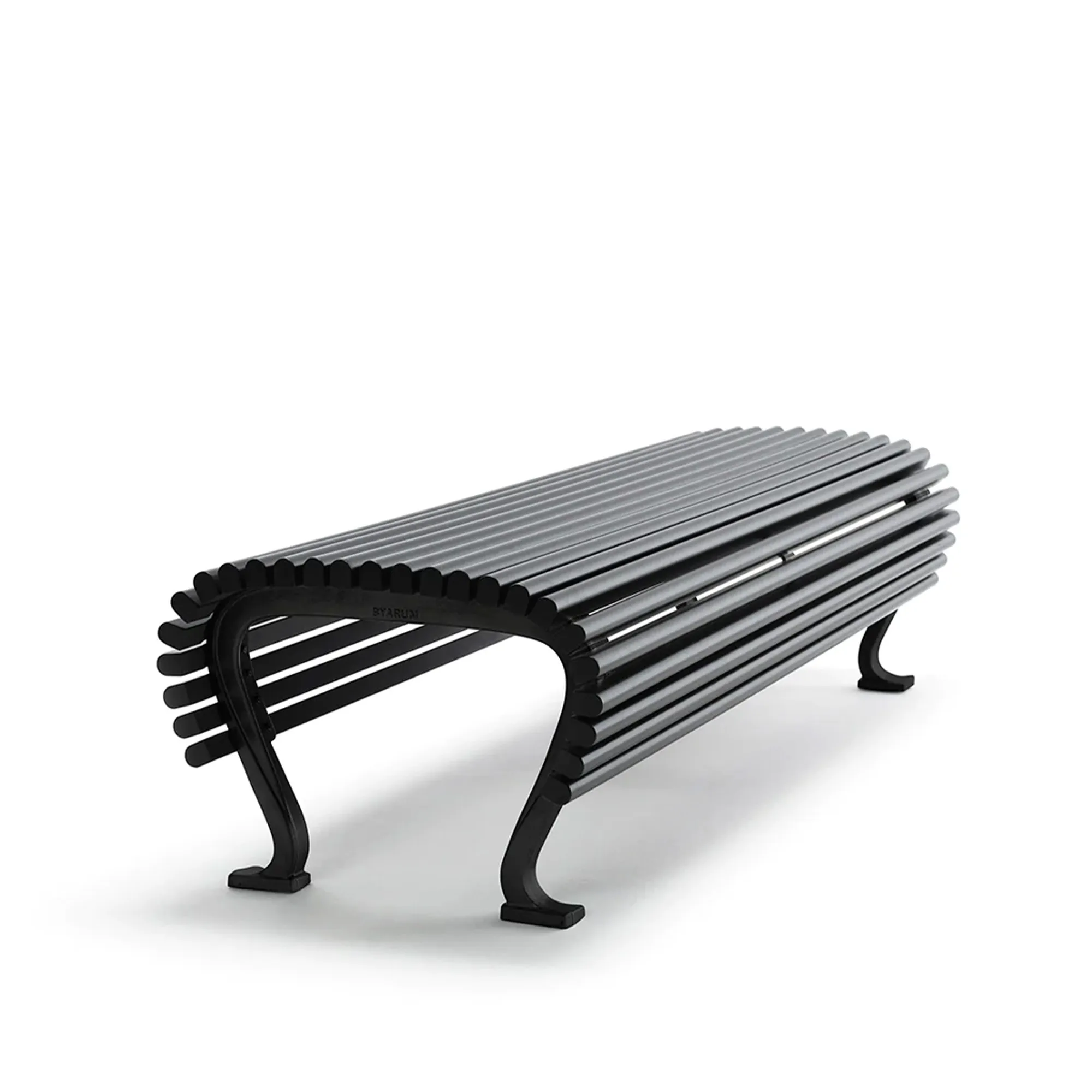 Jujol Bench Small Black Lacquered Mahogany - 1