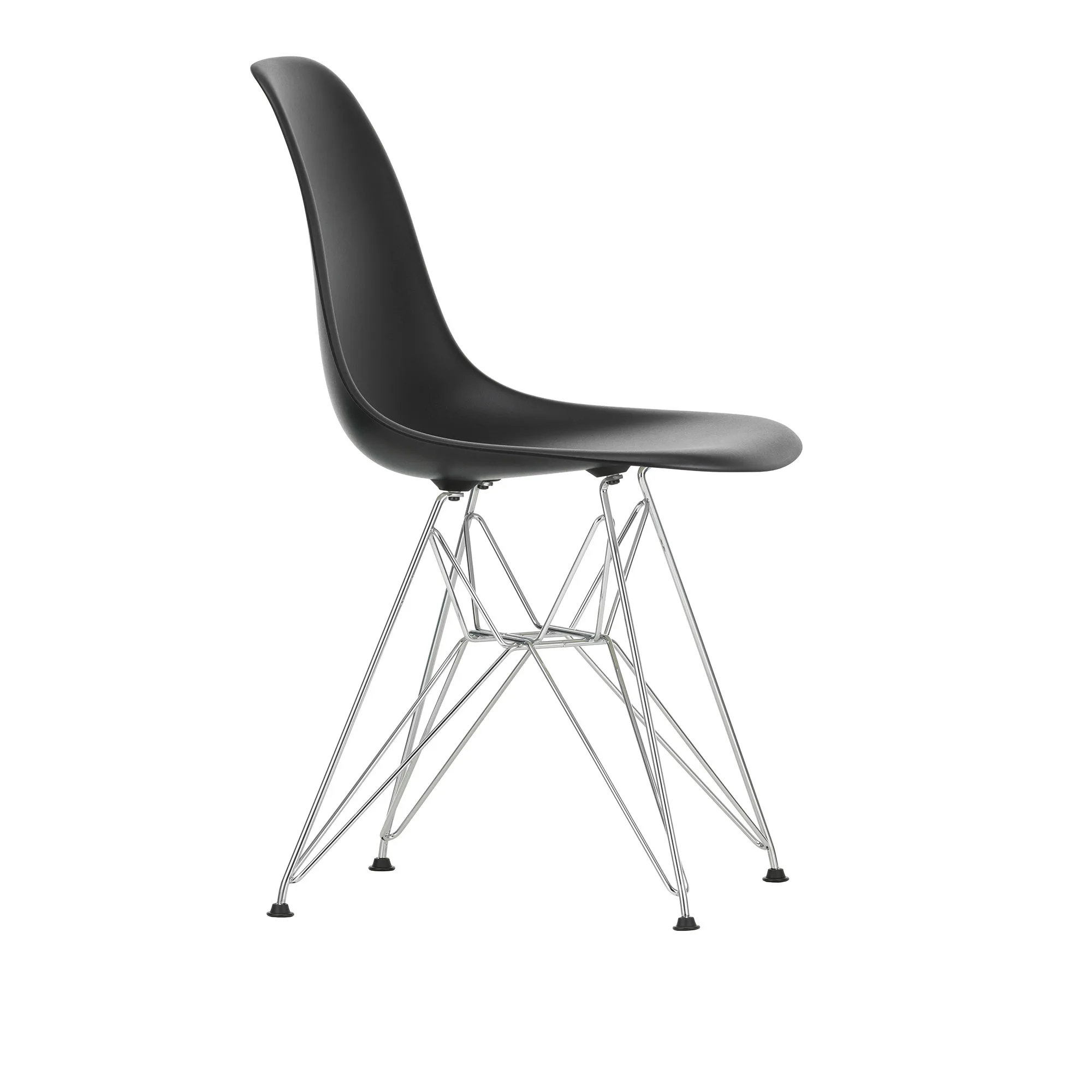 Eames RE Plastic Chair DSR Chrome - 1