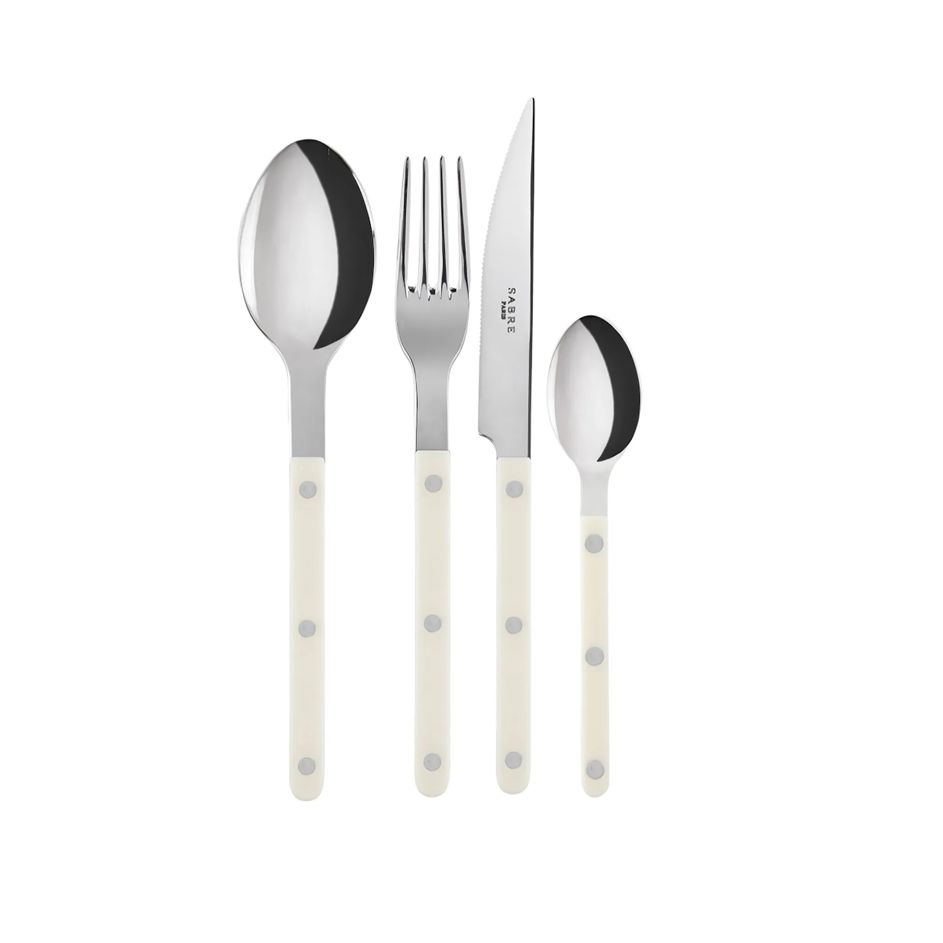 Bistrot Solid Cutlery Set 4 Pieces - Sabre Paris - NO GA