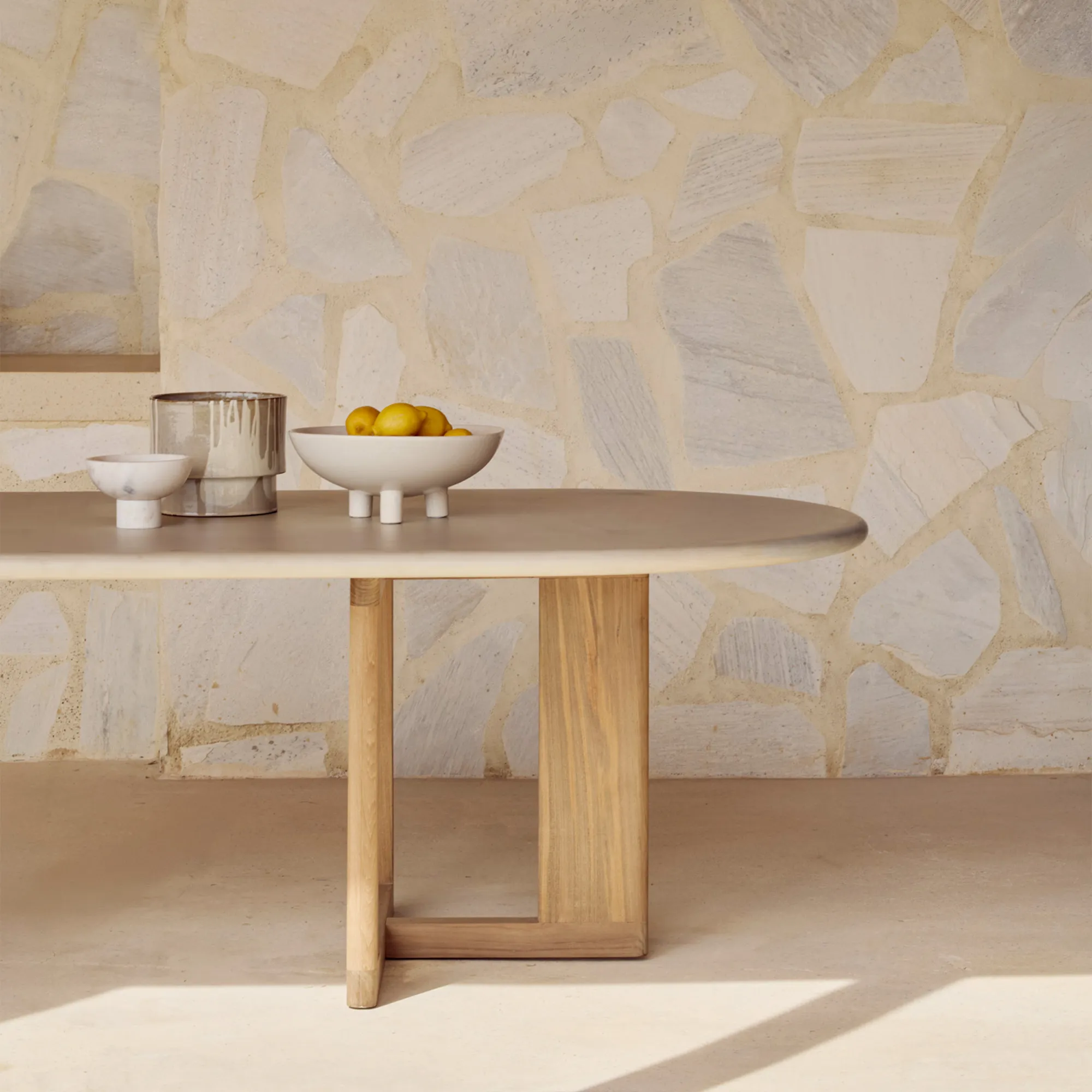 Trestle Outdoor Dining Table - 3