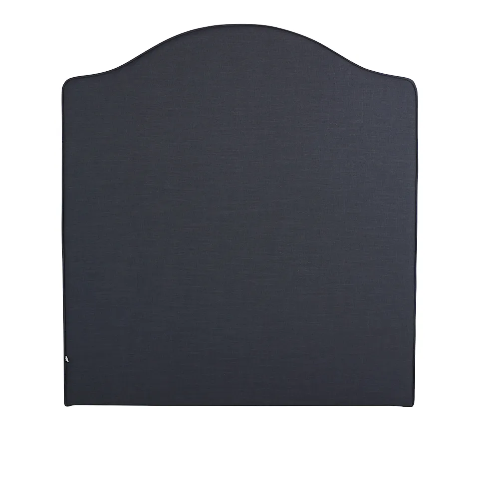 Carlita Headboard Linen Dark Grey