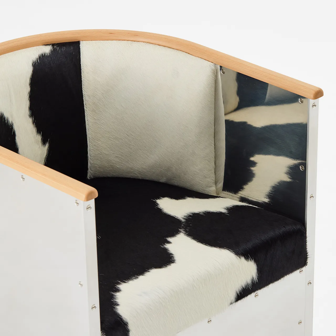 Aluminium Cowhide Exclusive Edition Black/White