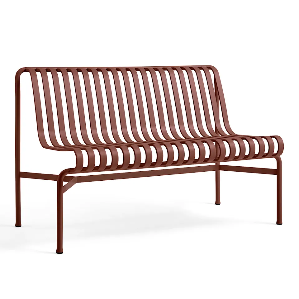 Palissade garden bench - Iron Red