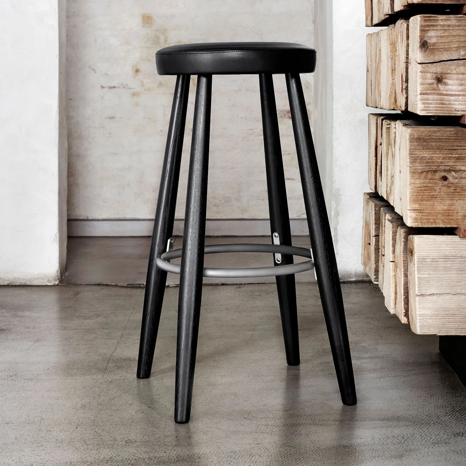 CH56 High Stool - Oak - Carl Hansen - Hans J. Wegner - NO GA