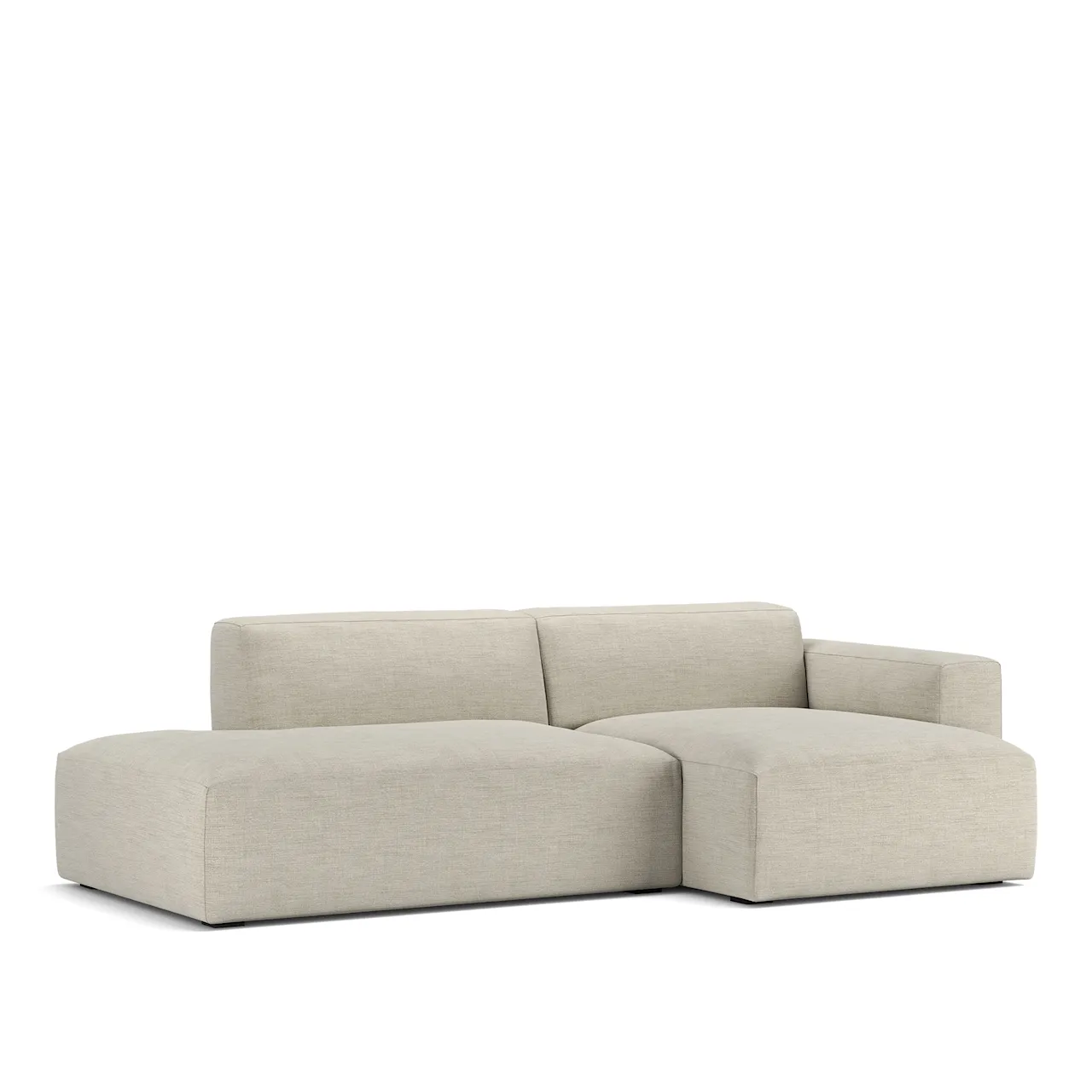 Brick 2-Seater Chaise Lounge Open End Left