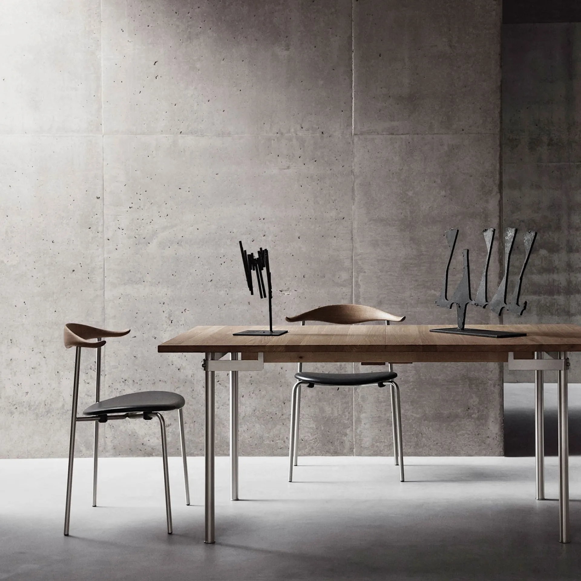 CH88P - Stainless steel - Carl Hansen - Hans J. Wegner - NO GA