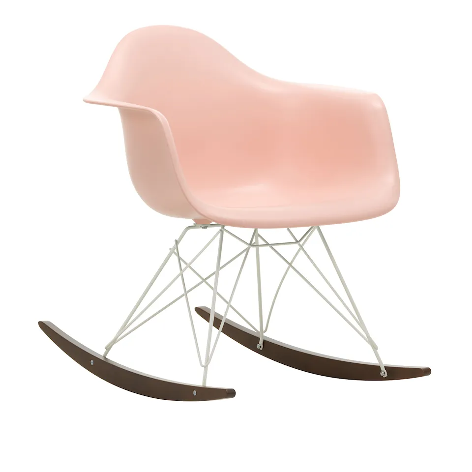 Eames RE Plastic Armchair RAR White/Dark Maple