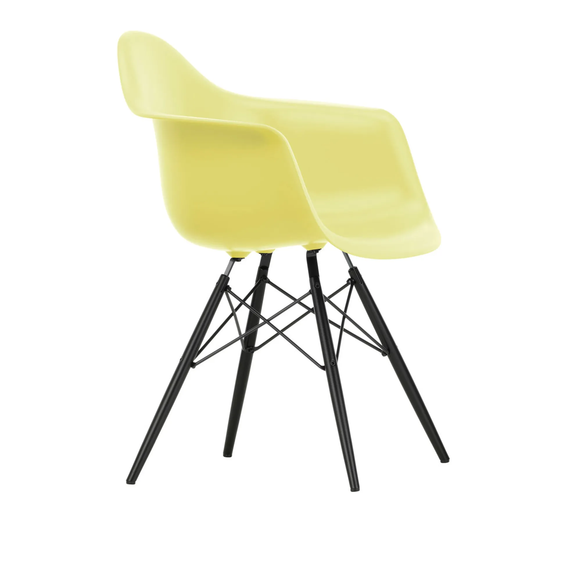 Eames RE Plastic Armchair DAW Black Maple - 1