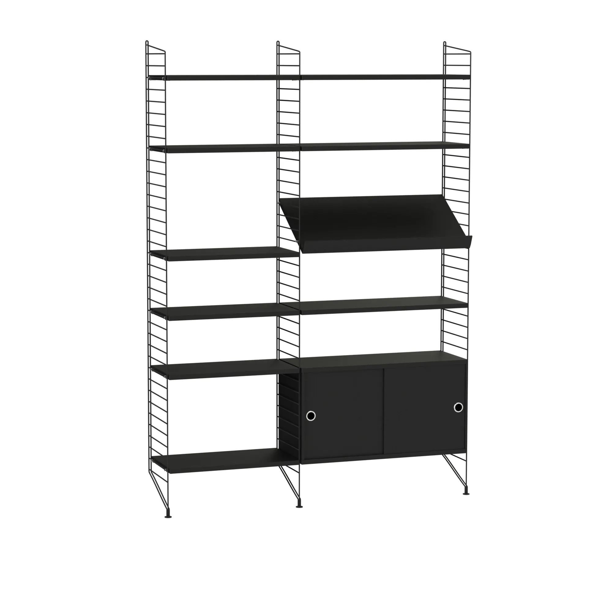 Living room shelving system H - 1