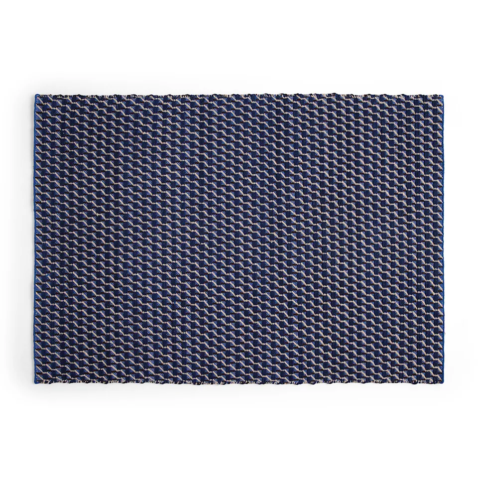 Channel Rug 140 x 200 - Blue, white