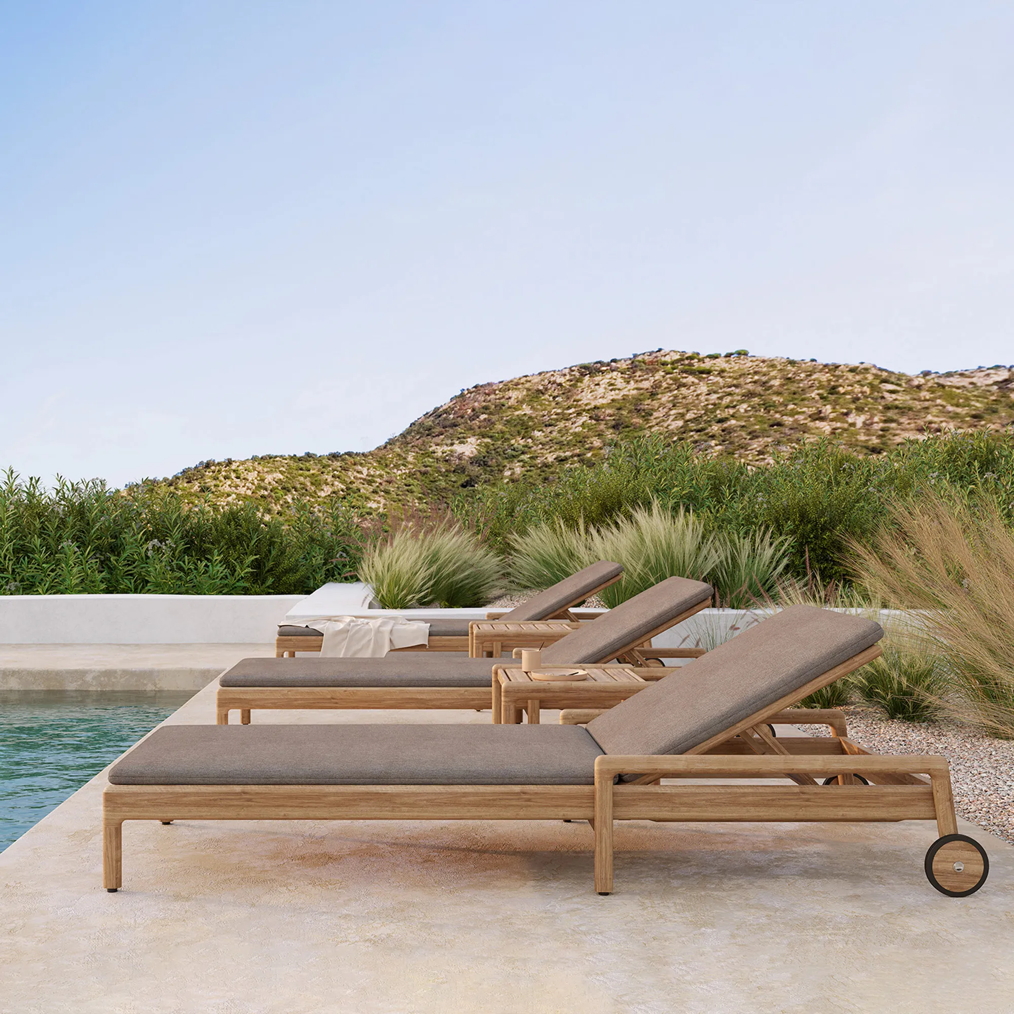 Jack Outdoor Adjustable Lounger Frame - 5