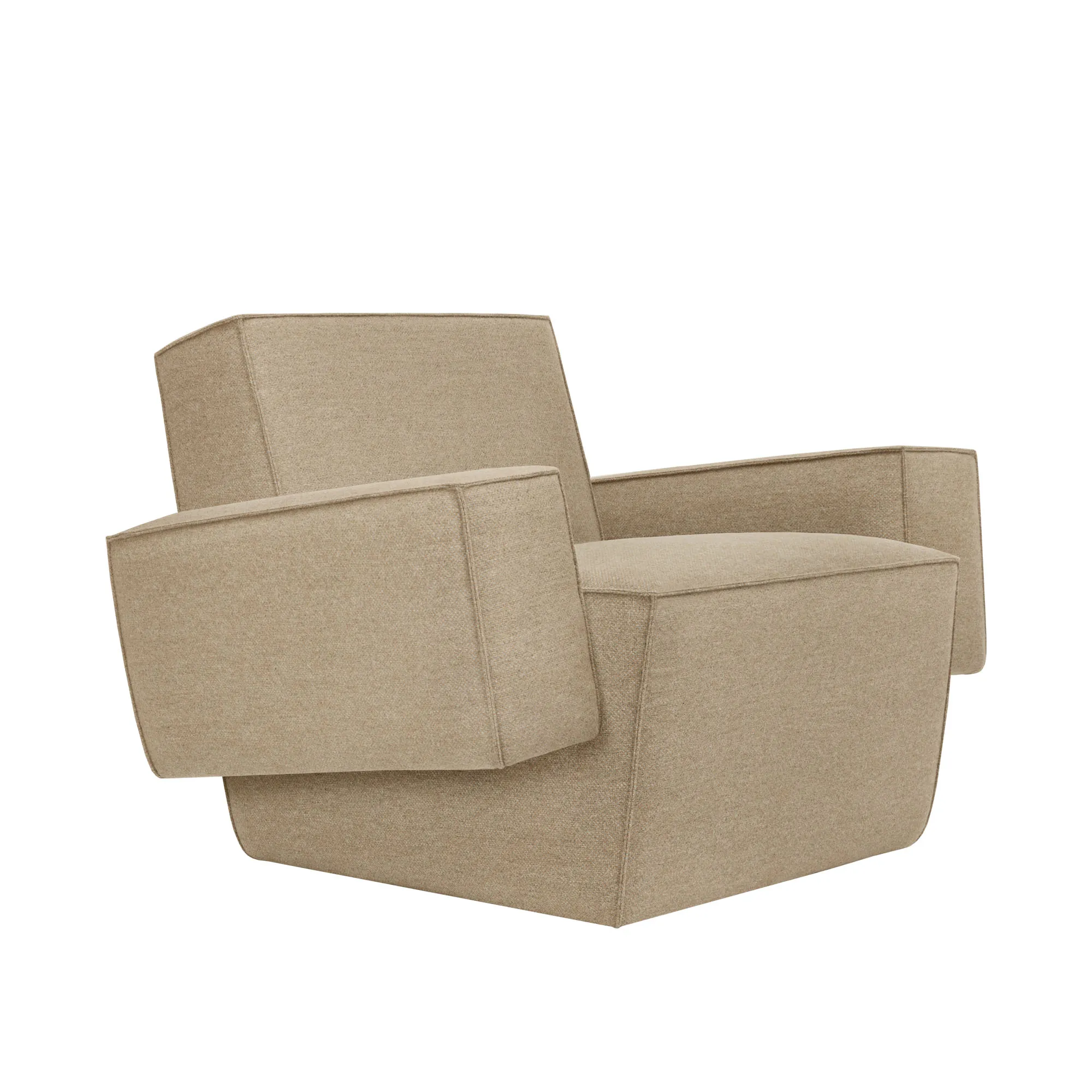 Hunk Lounge Chair With Armrests - 1