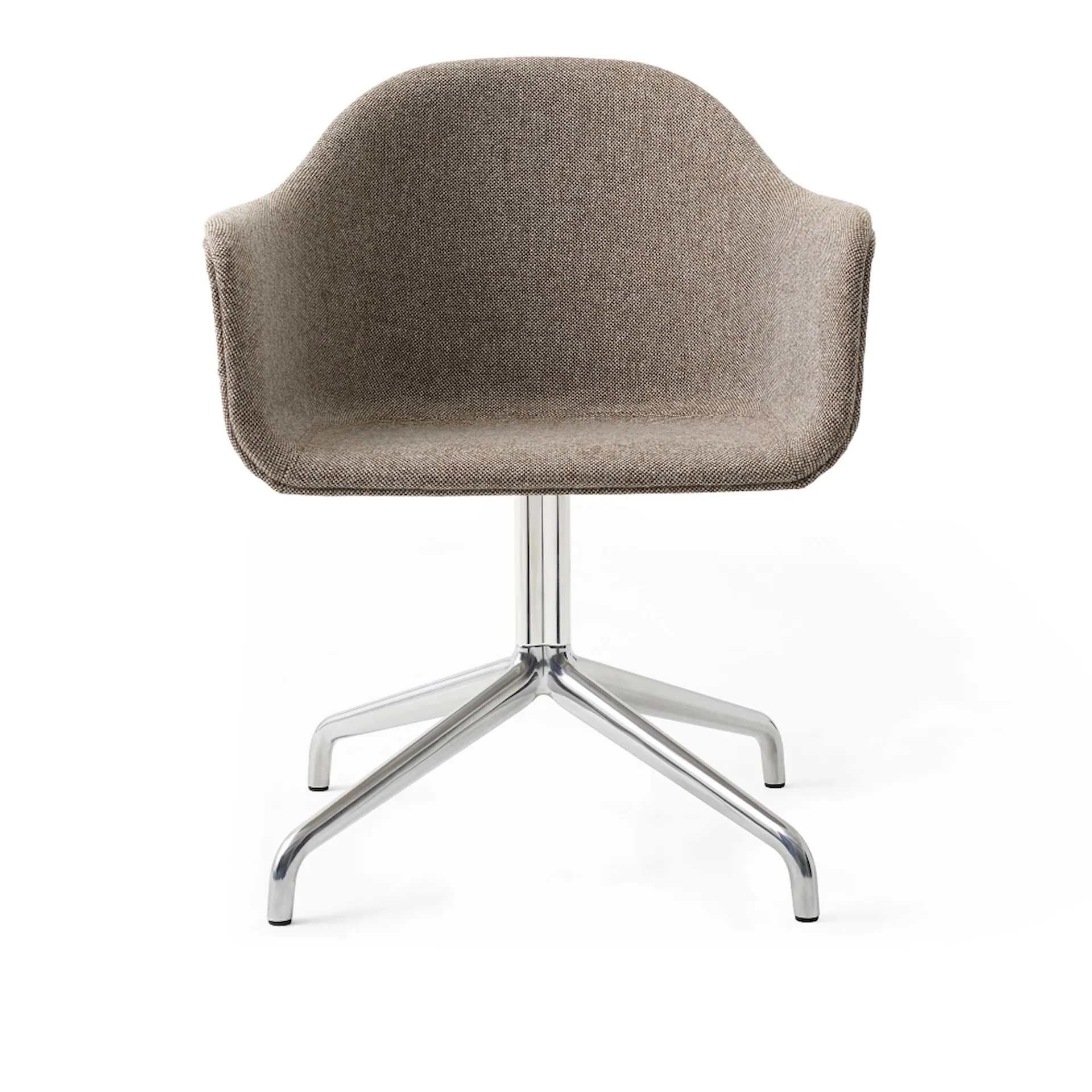 Harbour Swivel Chair Upholstered - Polished aluminium - Audo Copenhagen - NO GA