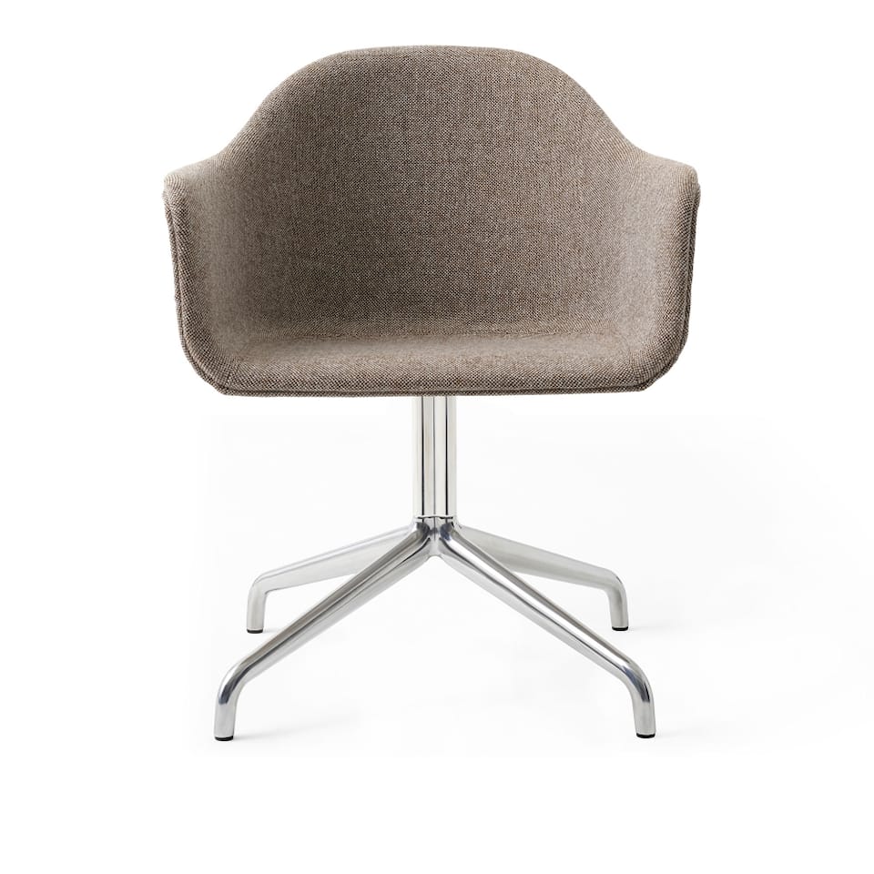 Harbour Swivel Chair Med Polstring - Poleret aluminium