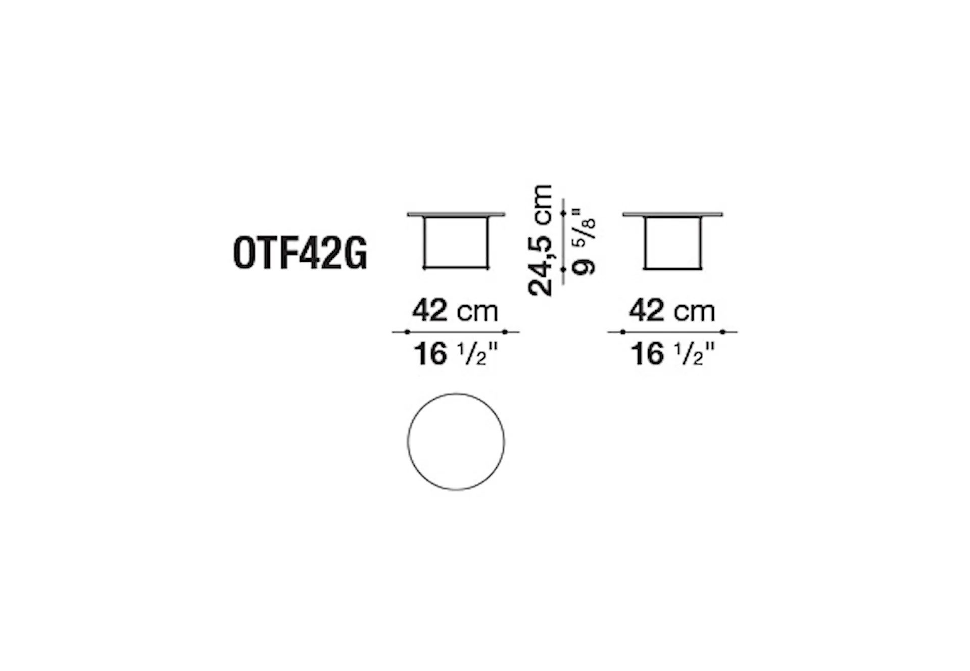 Fat-Fat Outdoor Small Table - B&B Italia - Patricia Urquiola - NO GA