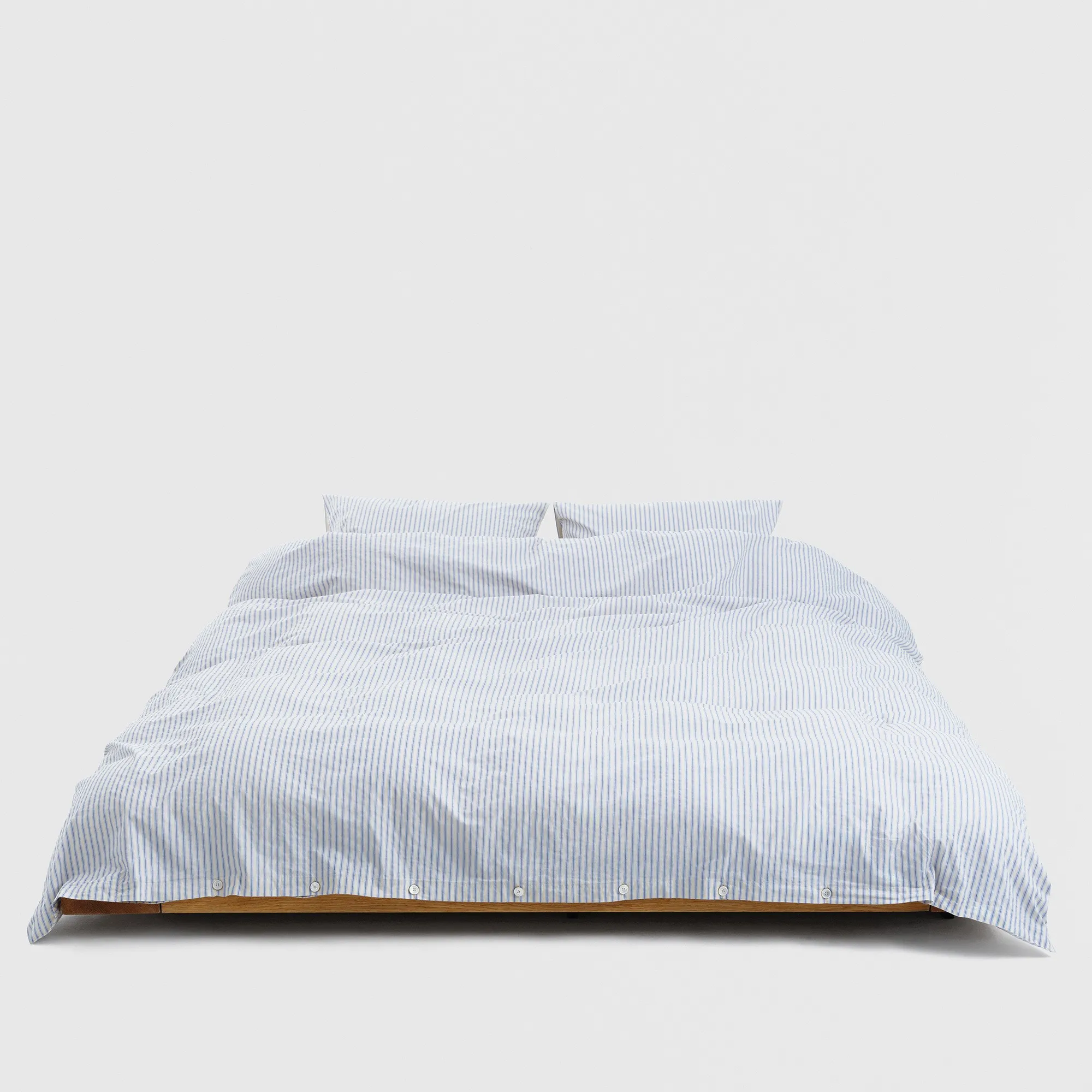 Percale Flint Stripes Duvet Cover - 4
