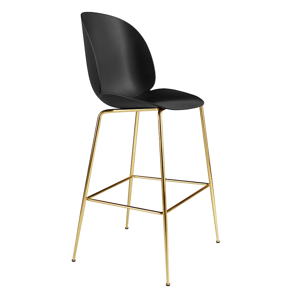 Beetle barstol messing 73 cm