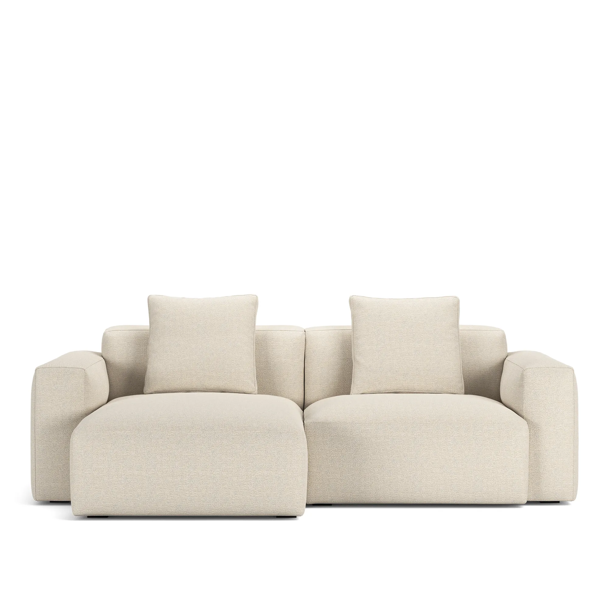 Brick 2-Seater Chaise Lounge Left - 10