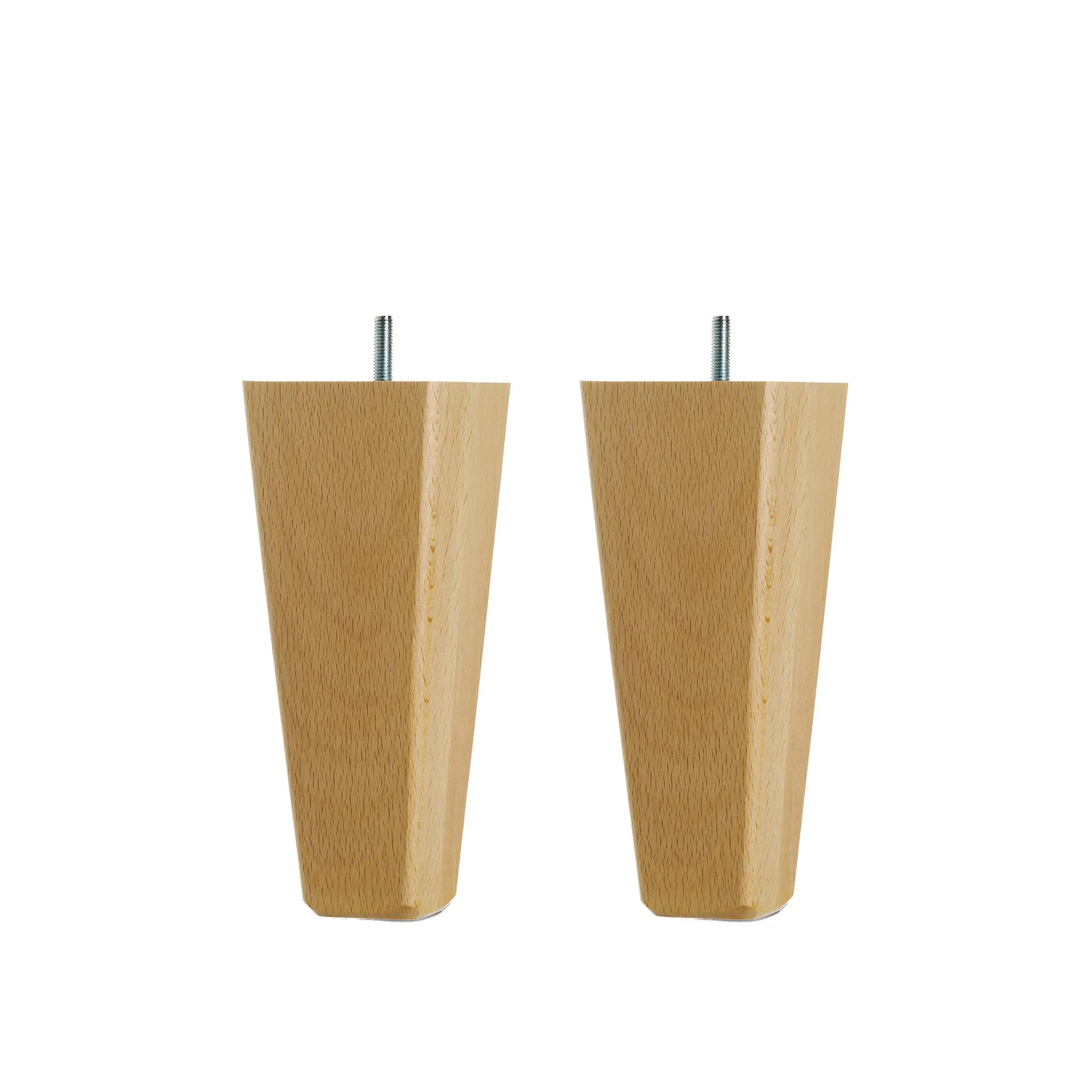 DUX Bed Leg Conical Beech Natural 2-pack - DUX - NO GA