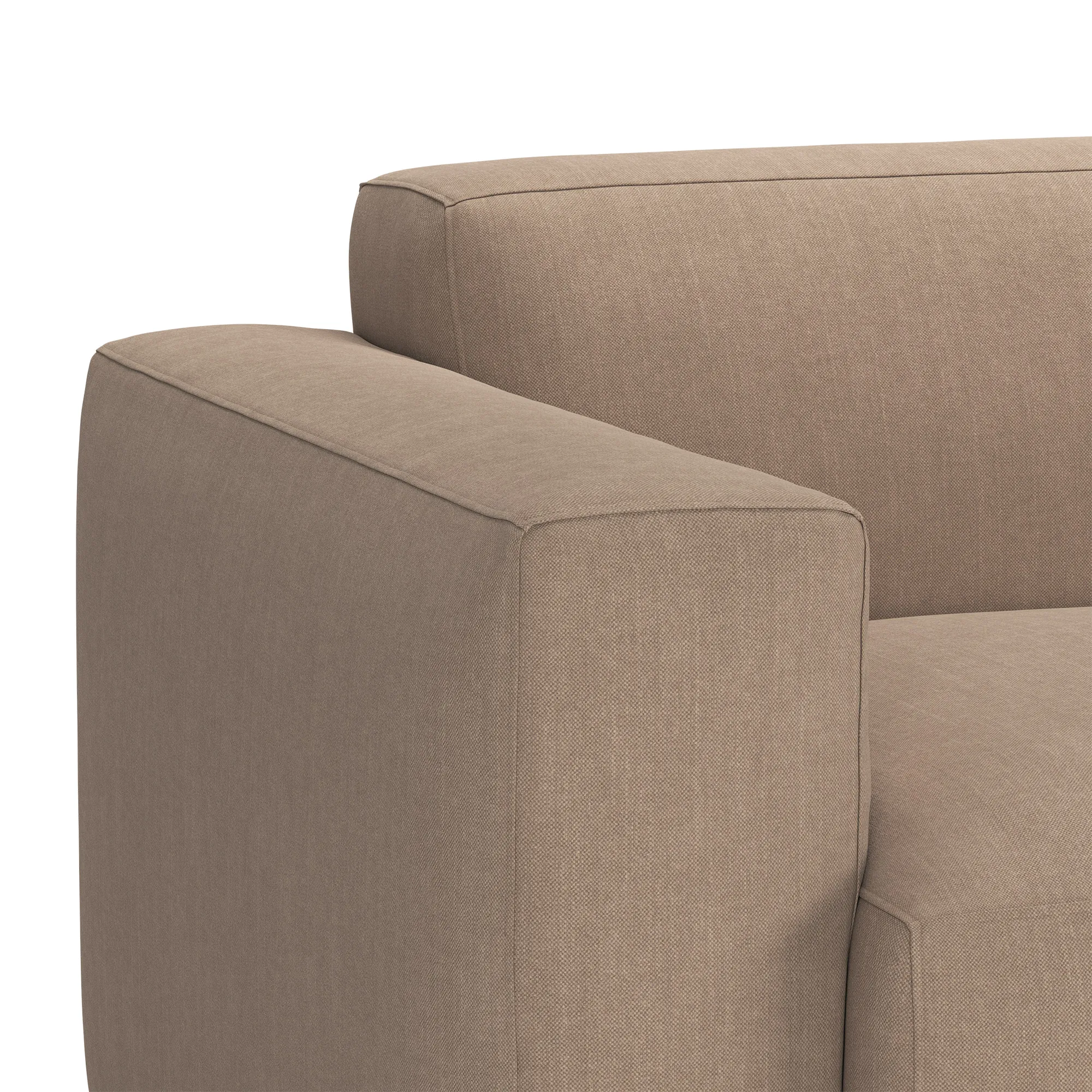 Brick 2-Seater Chaise Lounge Right - 4