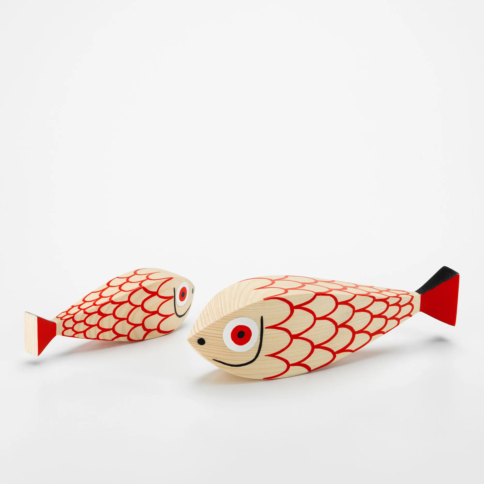 Wooden Dolls Mother Fish & Child